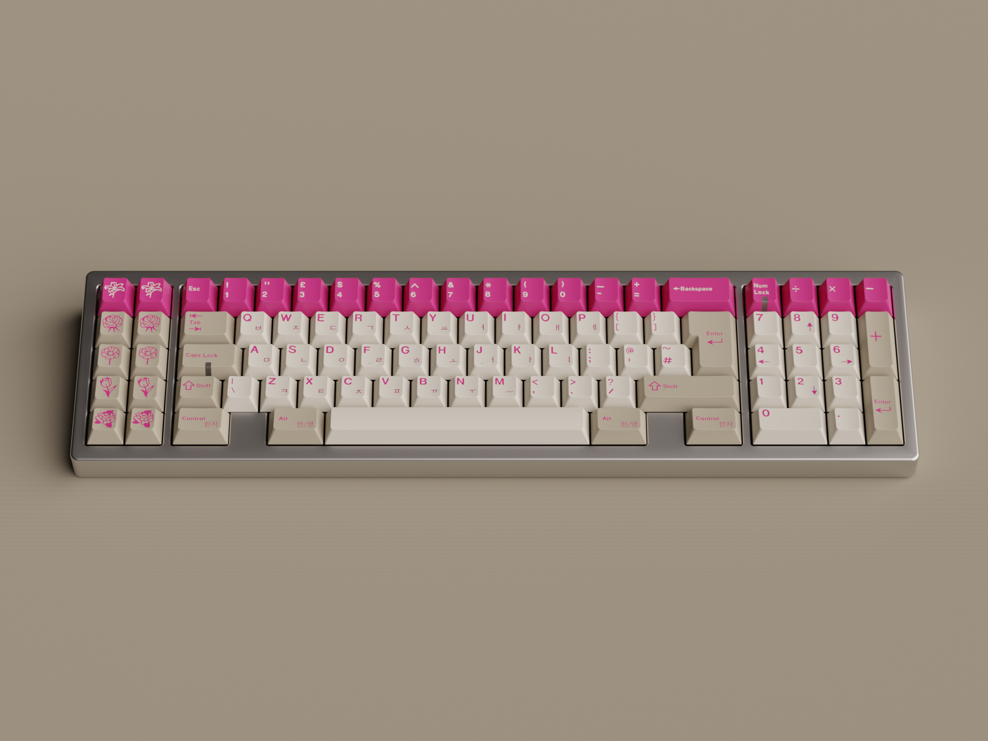 KEYKOBO LILIES OF THE VALLEY ABS DOUBLE-SHOT KEYCAP SET (Instock KEYKOBO LILIES OF THE VALLEY ABS DOUBLE-SHOT KEYCAP SET (Instock