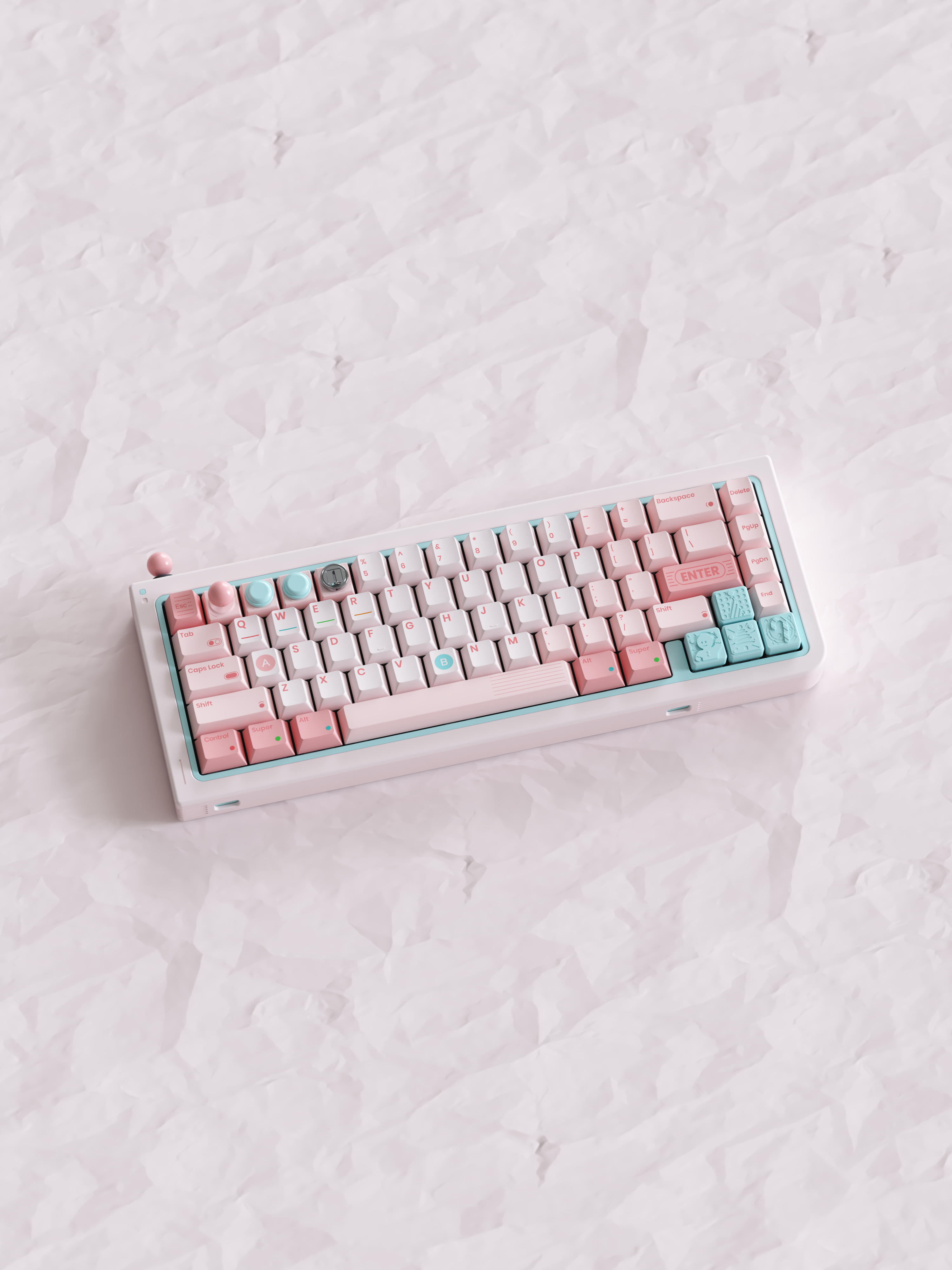 GAME 1989 Candy Keycaps - Cherry Profile Dye-Sub PBT Keycaps for a