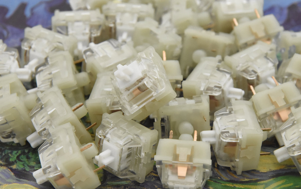 KTT Kang White V3 linear switches sold by UniKeys