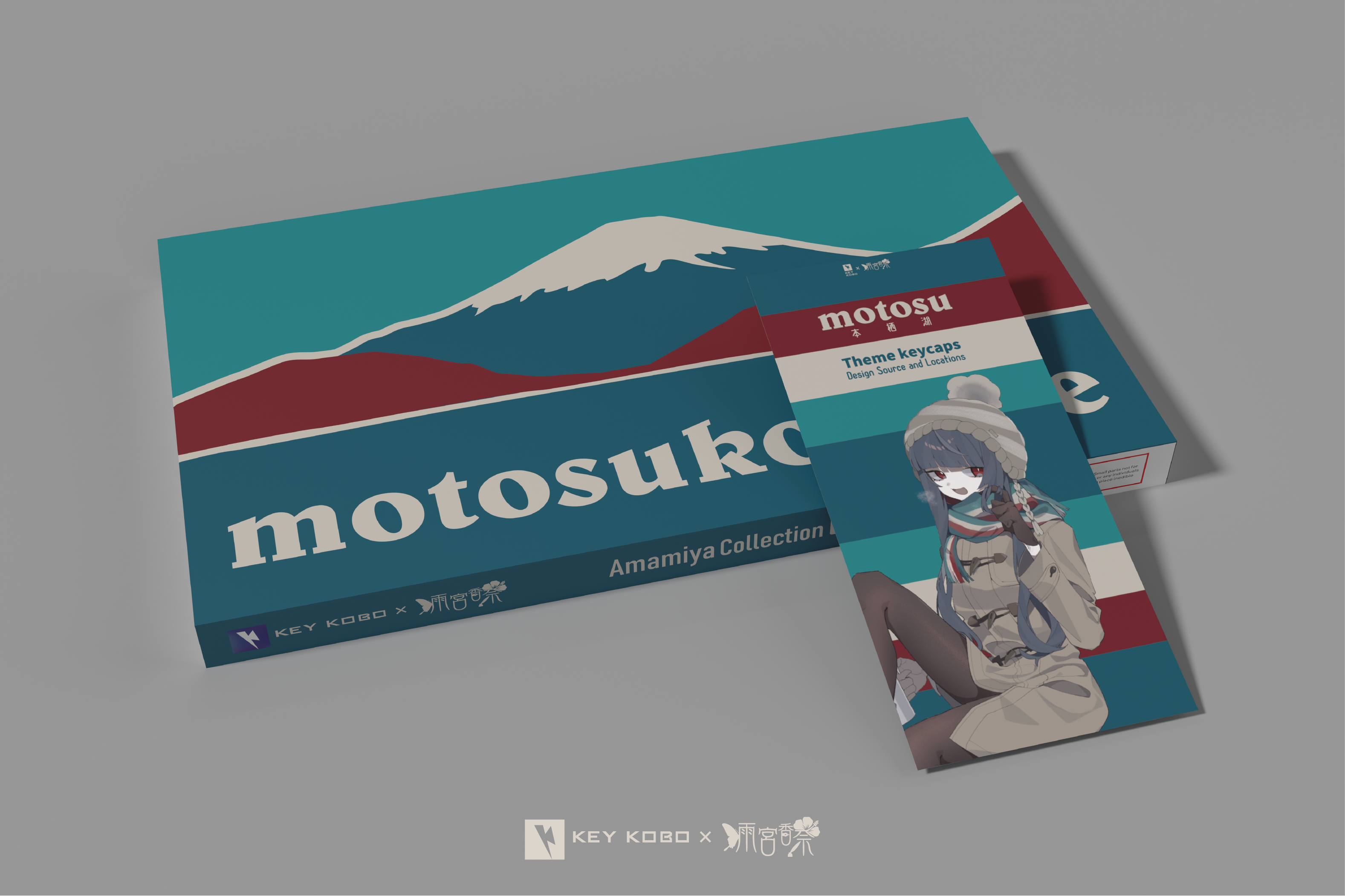 KEYKOBO MOTOSU LAKE ABS DOUBLE SHOT KEYCAP SET