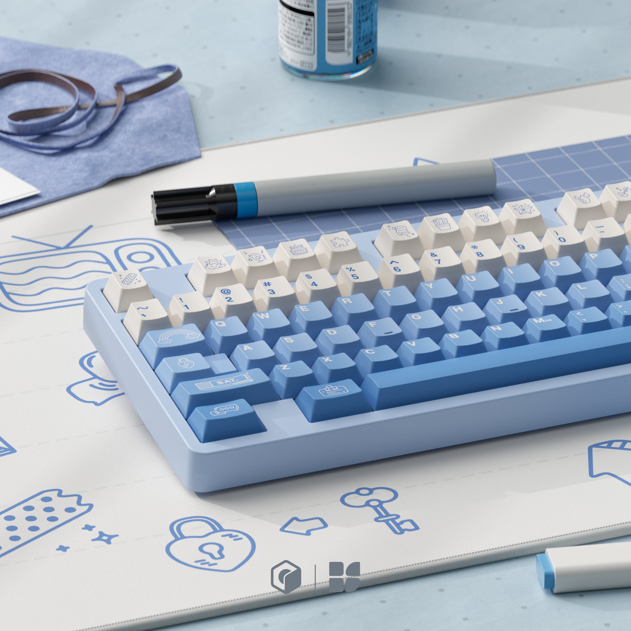 Keyboard Science Mio Soda Pop PBT Keycap Set - Thumbnail 5