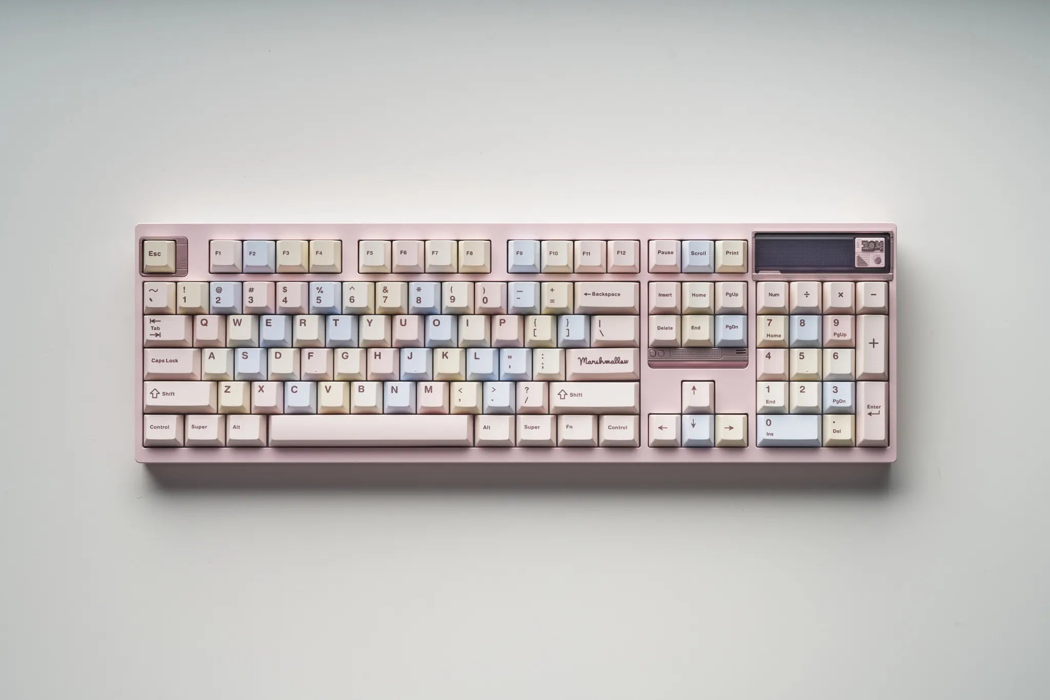 QK Bubble Tea Marshmallow PBT Dye-Sub Keycap SEt – UniKeys