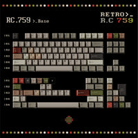 KEYKOBO R.C 759 ABS Double-Shot Keycap Set Instock