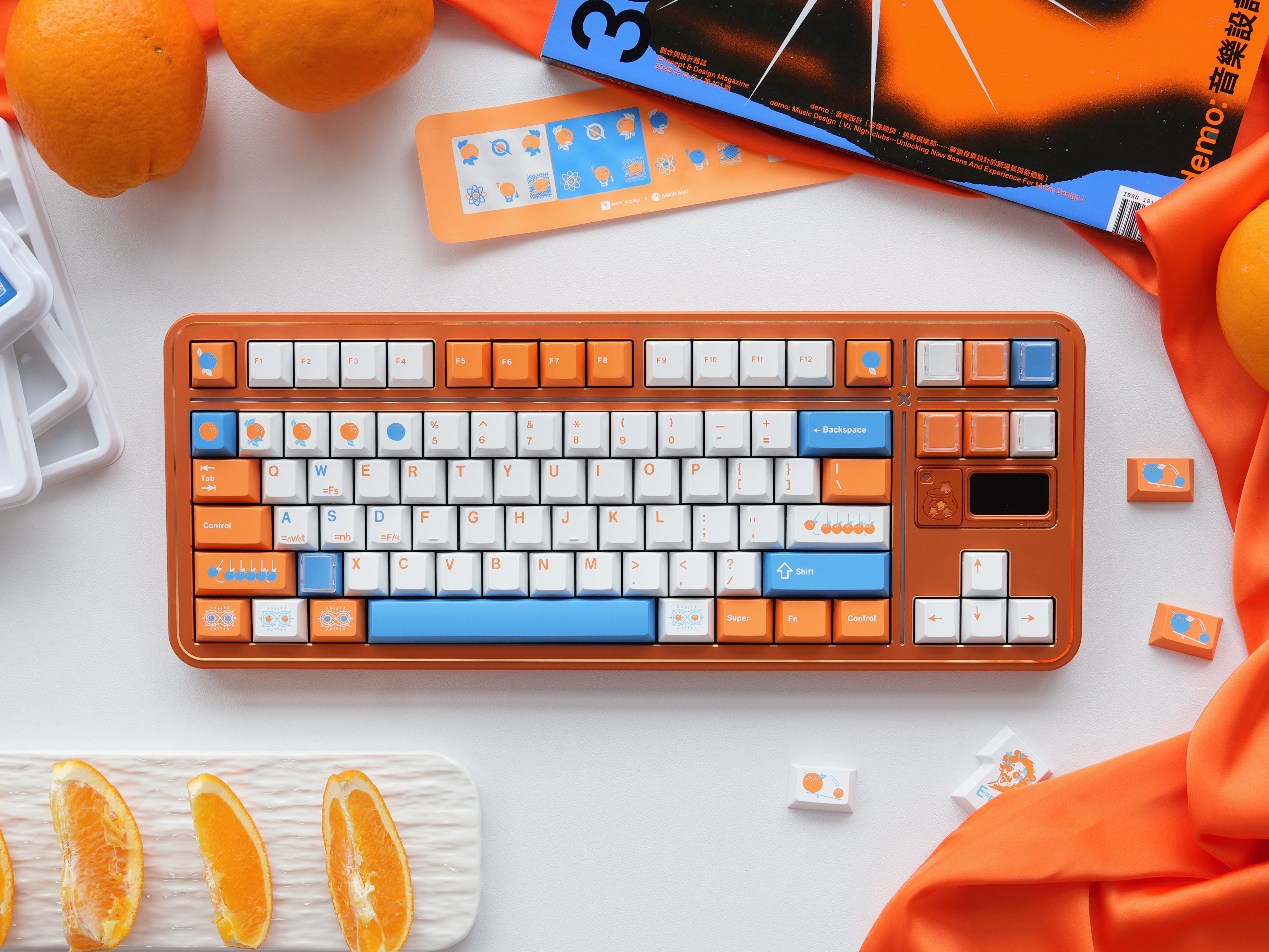 BIDI BADU Kilian Kernerコラボ セットアップ　海外xs KEYKOBO CITRUS RELATIVITY ABS DOUBLE-SHOT KEYCAP SET PRE-ORDER
