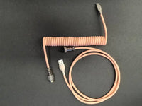 8KHz Braided Aviator Keyboard Cable — Blush Pink, 3m Flex