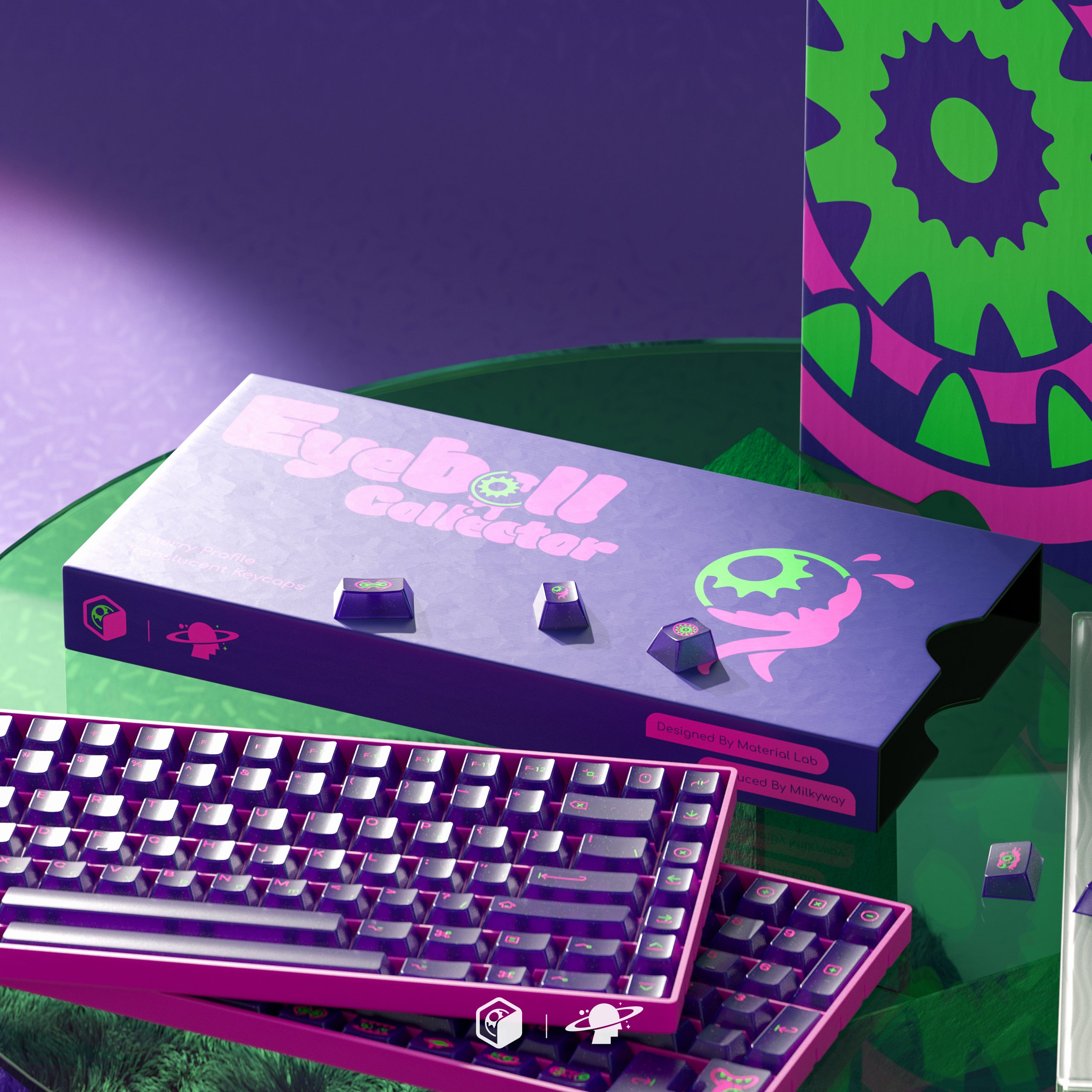 MW Eyeball Collector ABS Keycap Set - Thumbnail 2