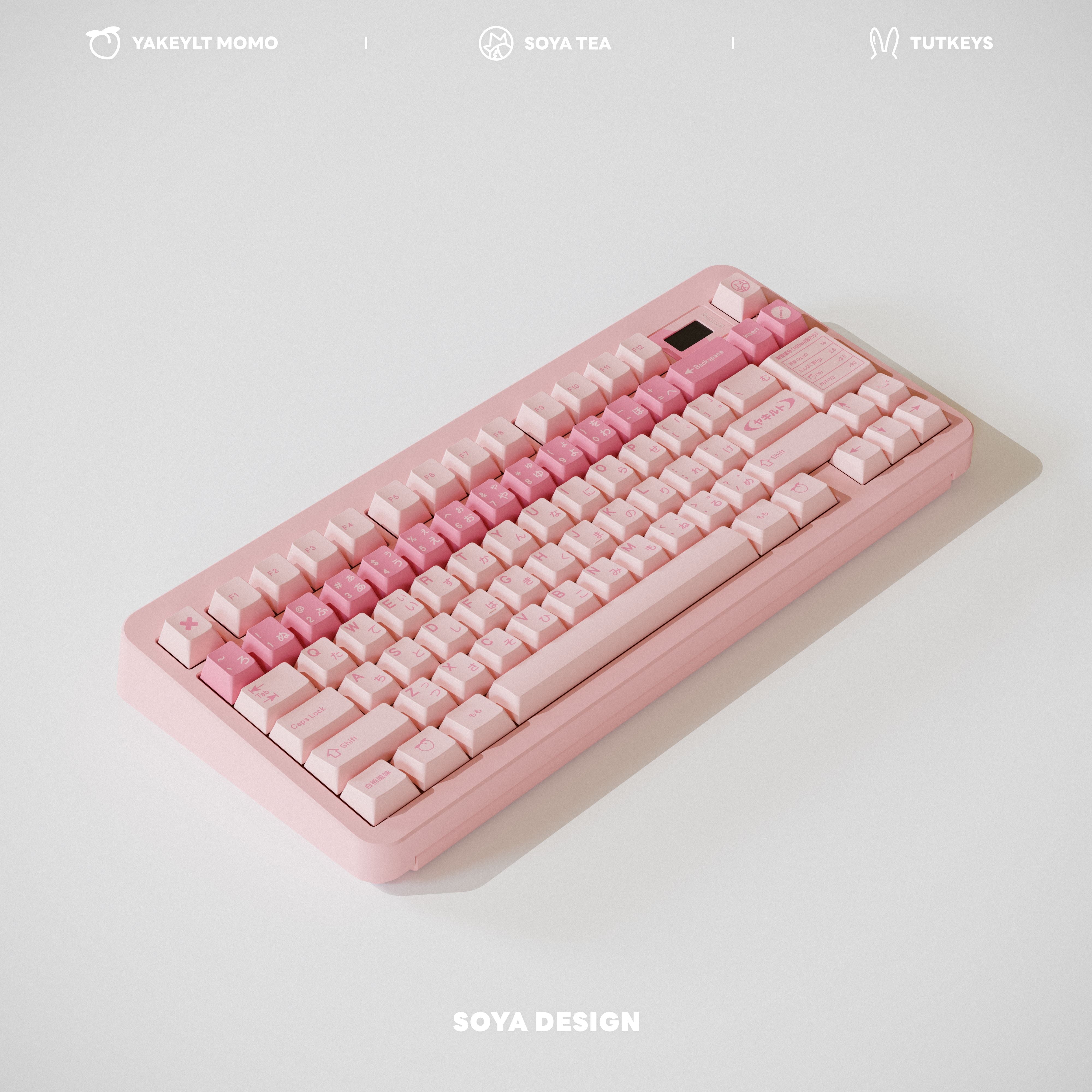 PRE-ORDER TUT YAKEYLT PEACH CHERRY PROFILE KEYCAPS SET