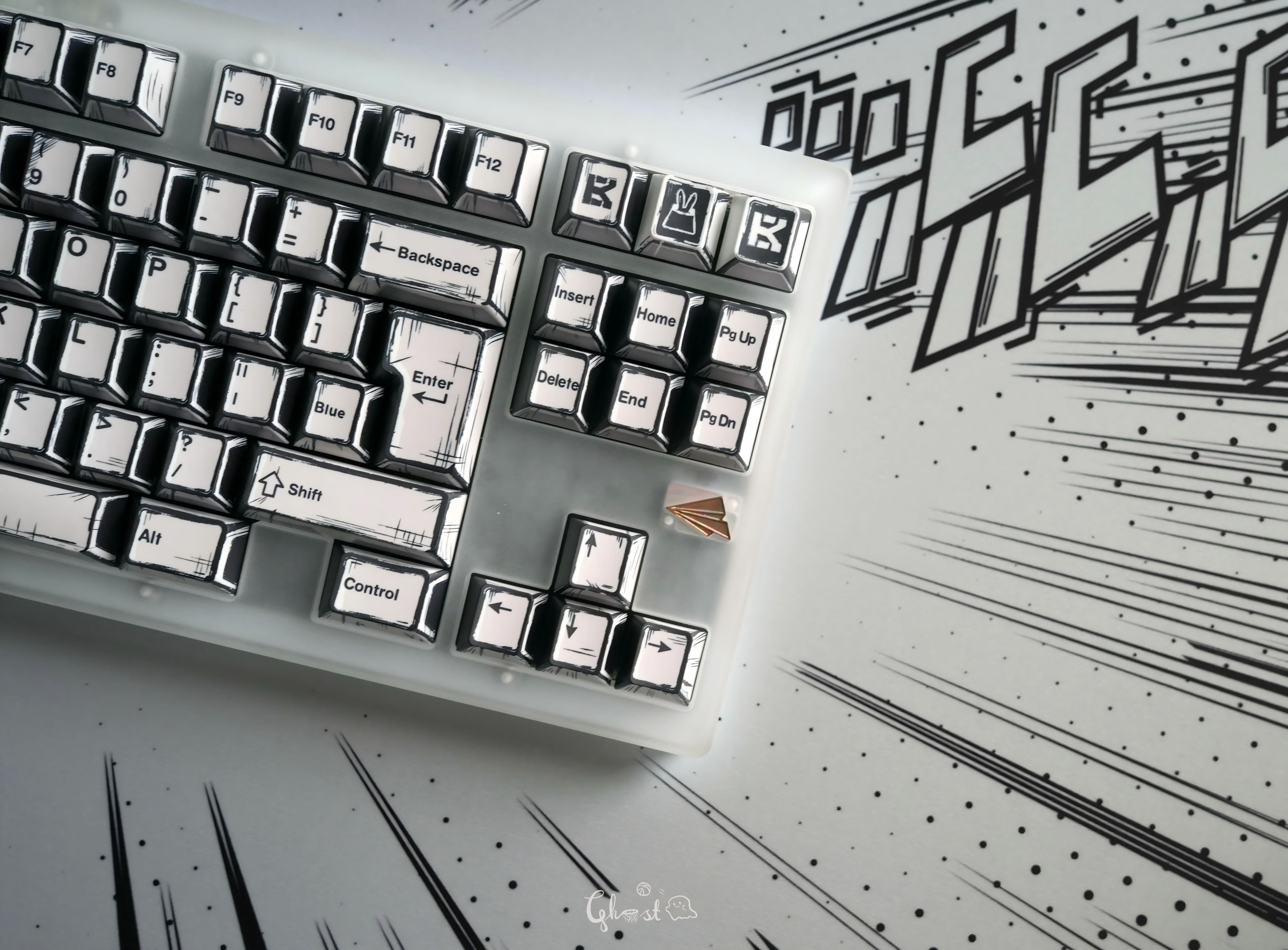 TUT MANGA CHERRY PROFILE KEYCAPS SET