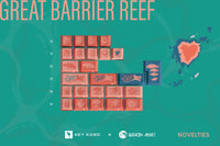 KEYKOBO The Great Barrier Reef ABS Double-Shot Keycap Set