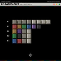 KAP Retro Lights R2 Keycap Set [INSTOCK]