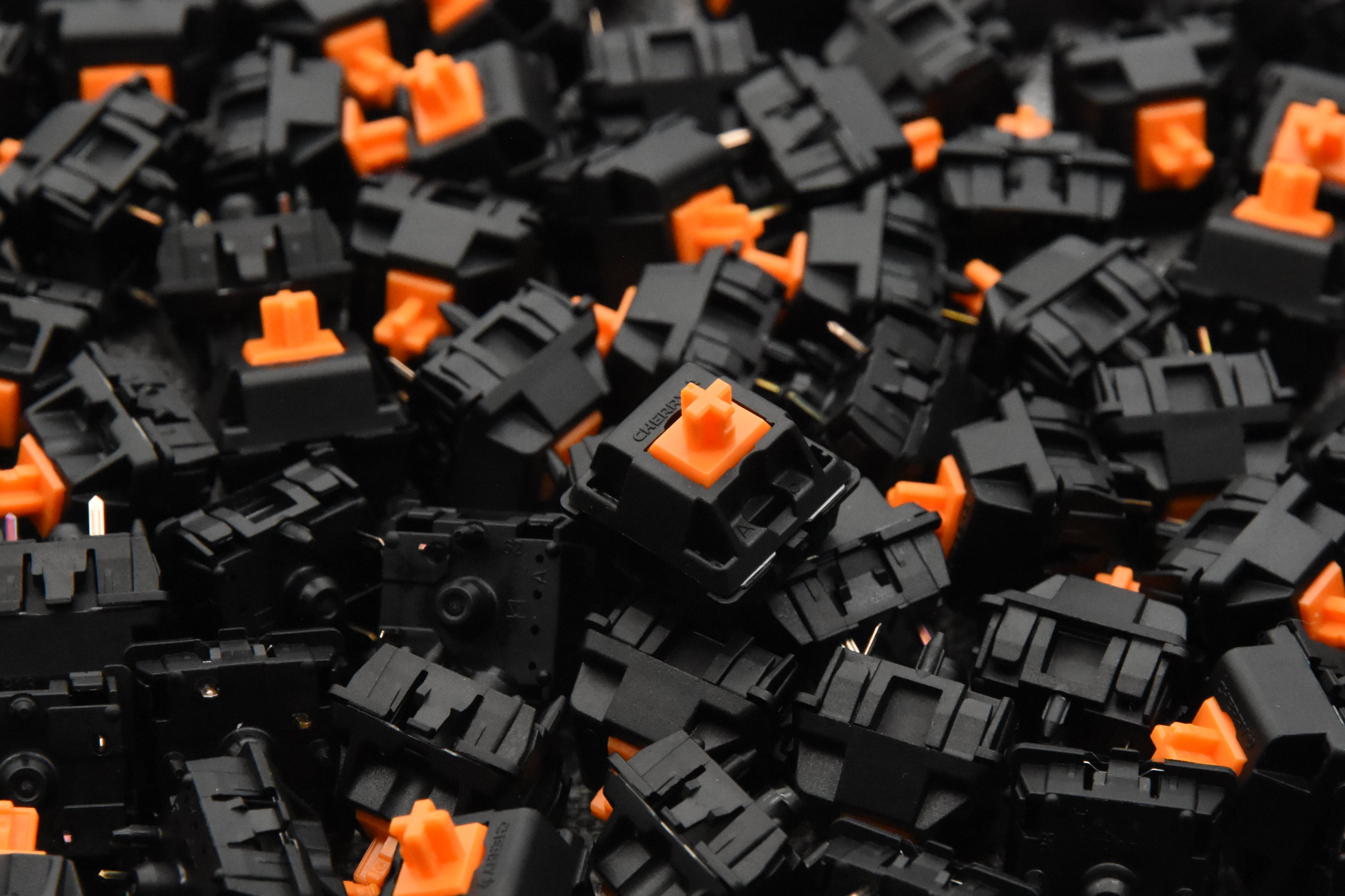 Lubed, Filmed, and Spring Swapped Cherry MX Switches (10PCS)