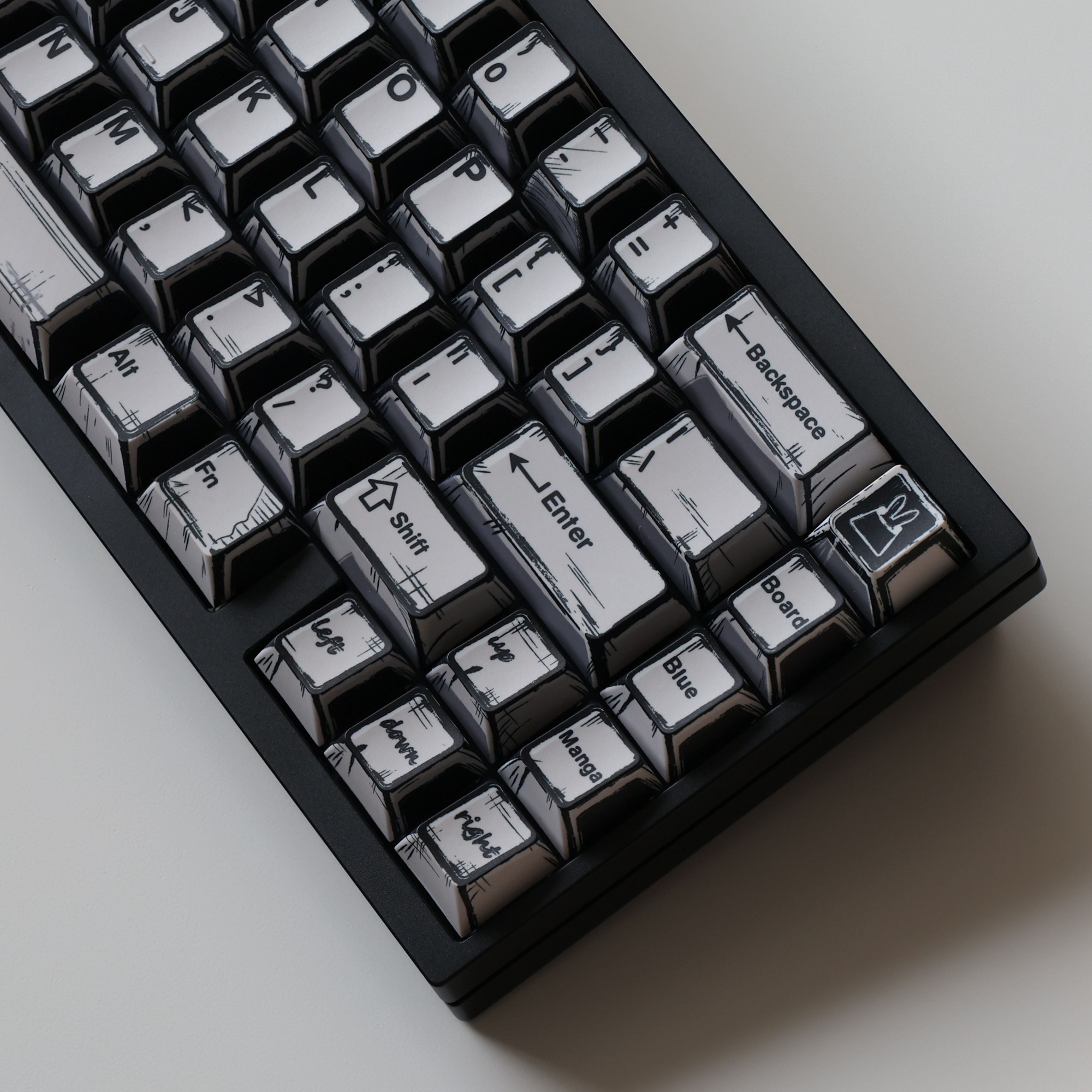 TUT MANGA CHERRY PROFILE KEYCAPS SET