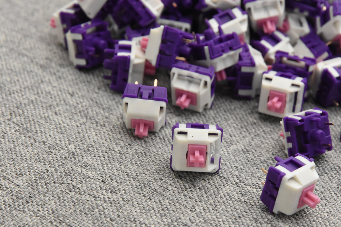 Unikeys x HMX Purple Dawn Linear Switches (10pcs): Factory Lubed for ...