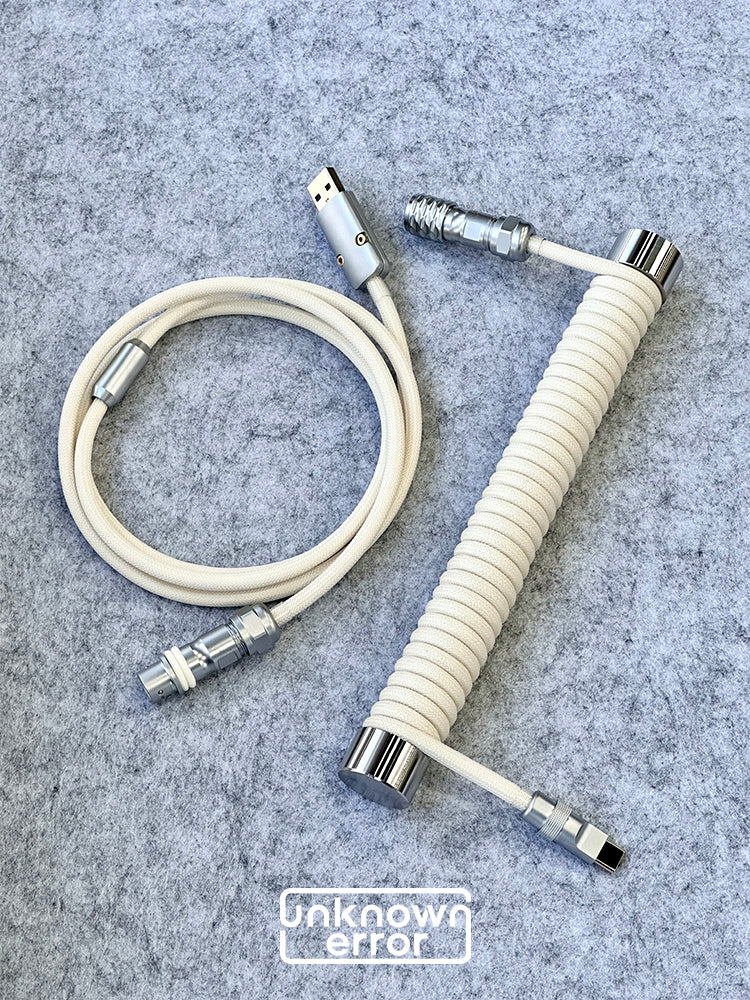 UNKNOWN ERROR COILED ARTISAN CABLE- IVORY WHITE
