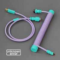 UNKNOWN ERROR COILED ARTISAN CABLE-LAVENDER PURPLE