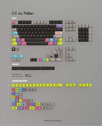MONSTER KILL THE RUBBER PBT Keycap Set