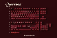 KEYKOBO CHERRIES ABS DOUBLE-SHOT KEYCAP SET