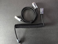 8KHz EVA Braided Aviator Keyboard Cable — Classic Black, 3m Flex