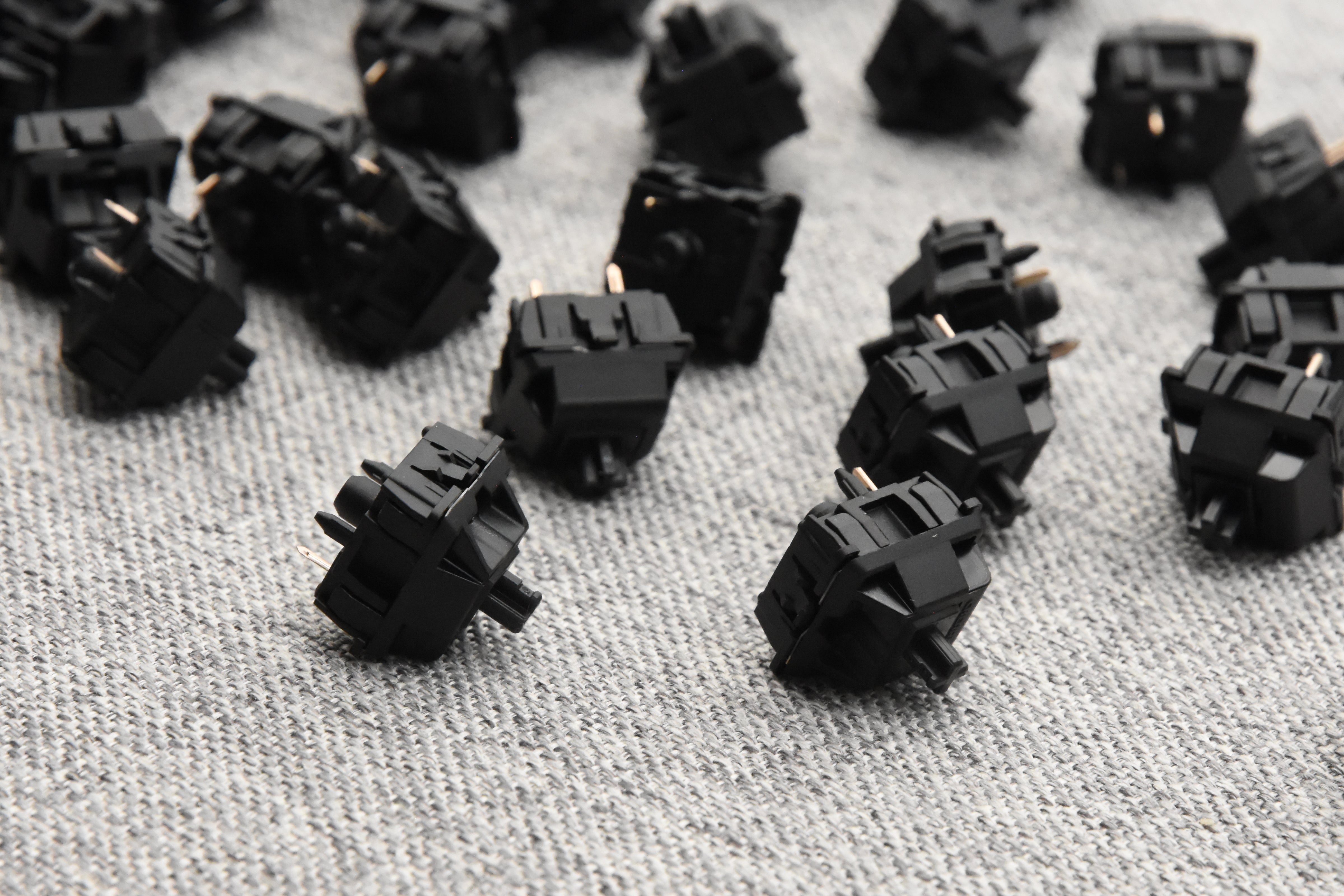 LUBED, FILMED, AND SPRING SWAPPED CHERRY MX SWITCHES (10PCS)