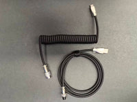 8KHz Braided Aviator Keyboard Cable — Midnight Black, 3m Flex