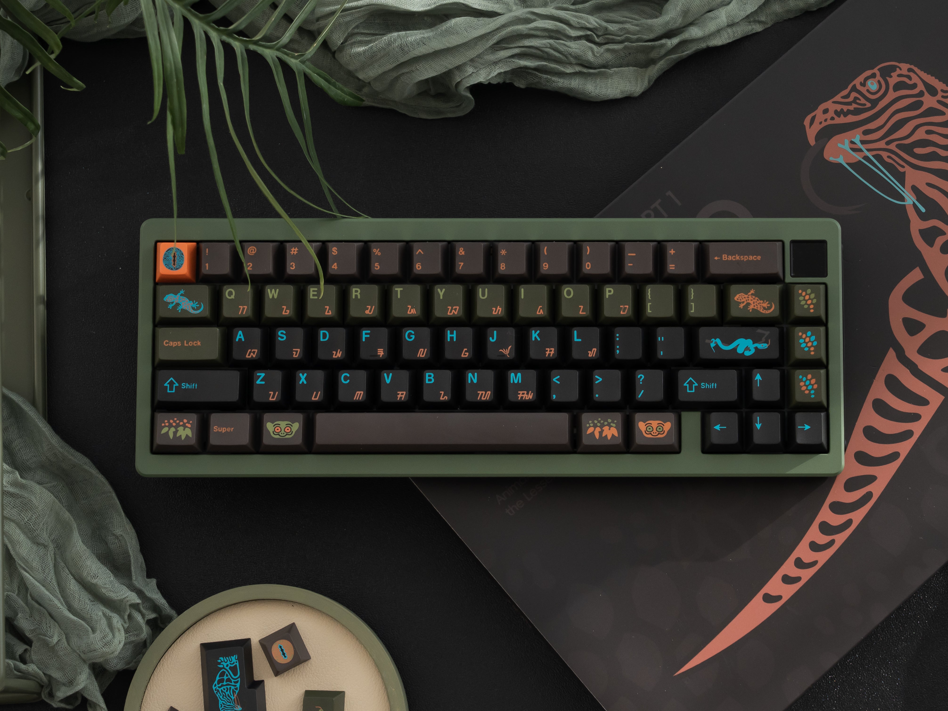 KEYKOBO KOMODO ABS DOUBLE-SHOT KEYCAP SET – UniKeys