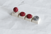 80 RETROS METAL ARTISAN KEYCAP