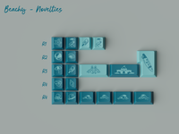 GMK CYL Just Beachy Keycap Set GB