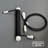 UNKNOWN ERROR COILED ARTISAN CABLE-BLACK PANDA