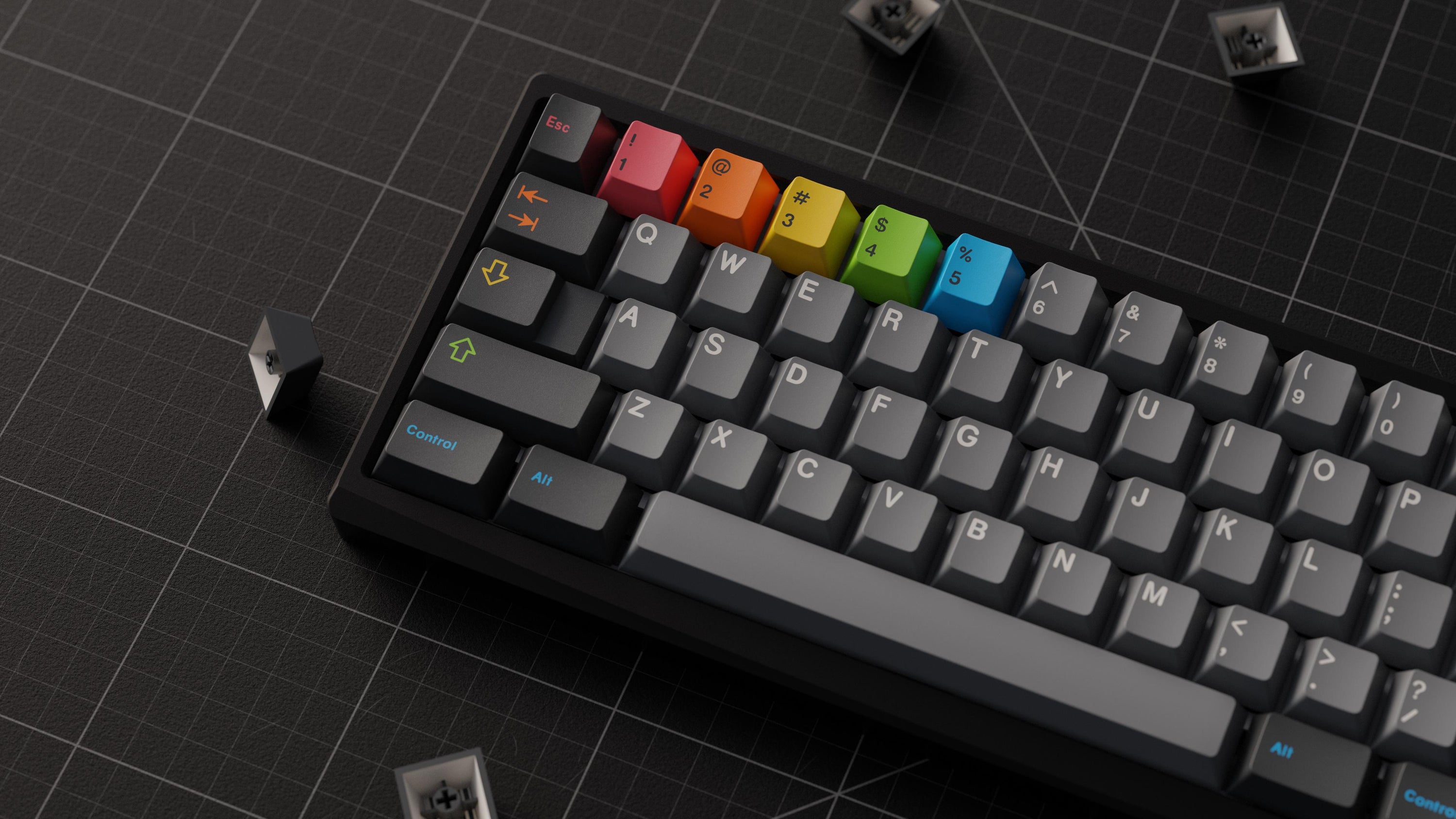 KEYKOBO Instant ABS Double-Shot Keycap Set: Quick & Easy Upgrade for ...