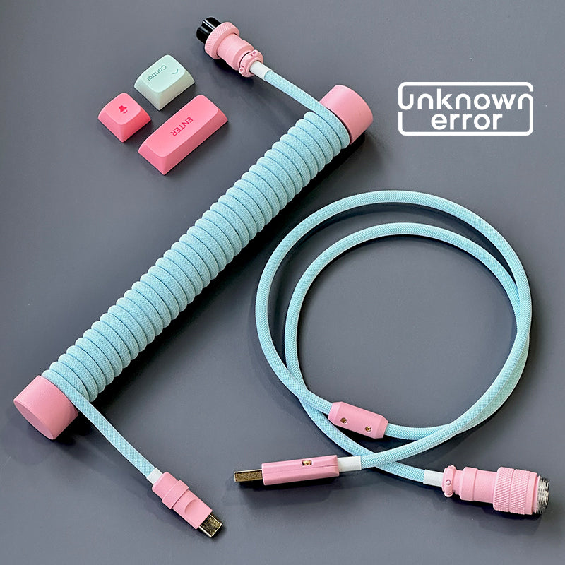 UNKNOWN ERROR COILED ARTISAN CABLE-COTTON CANDY