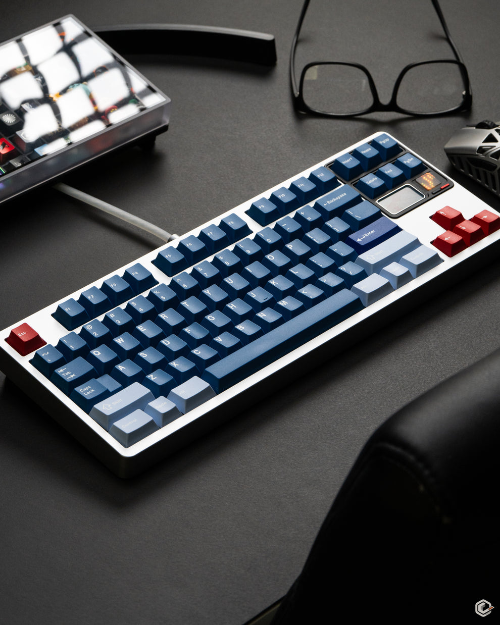 KEYKOBO R.W.B ABS Double Shot Keycap Set - Durable, Vibrant, and ...