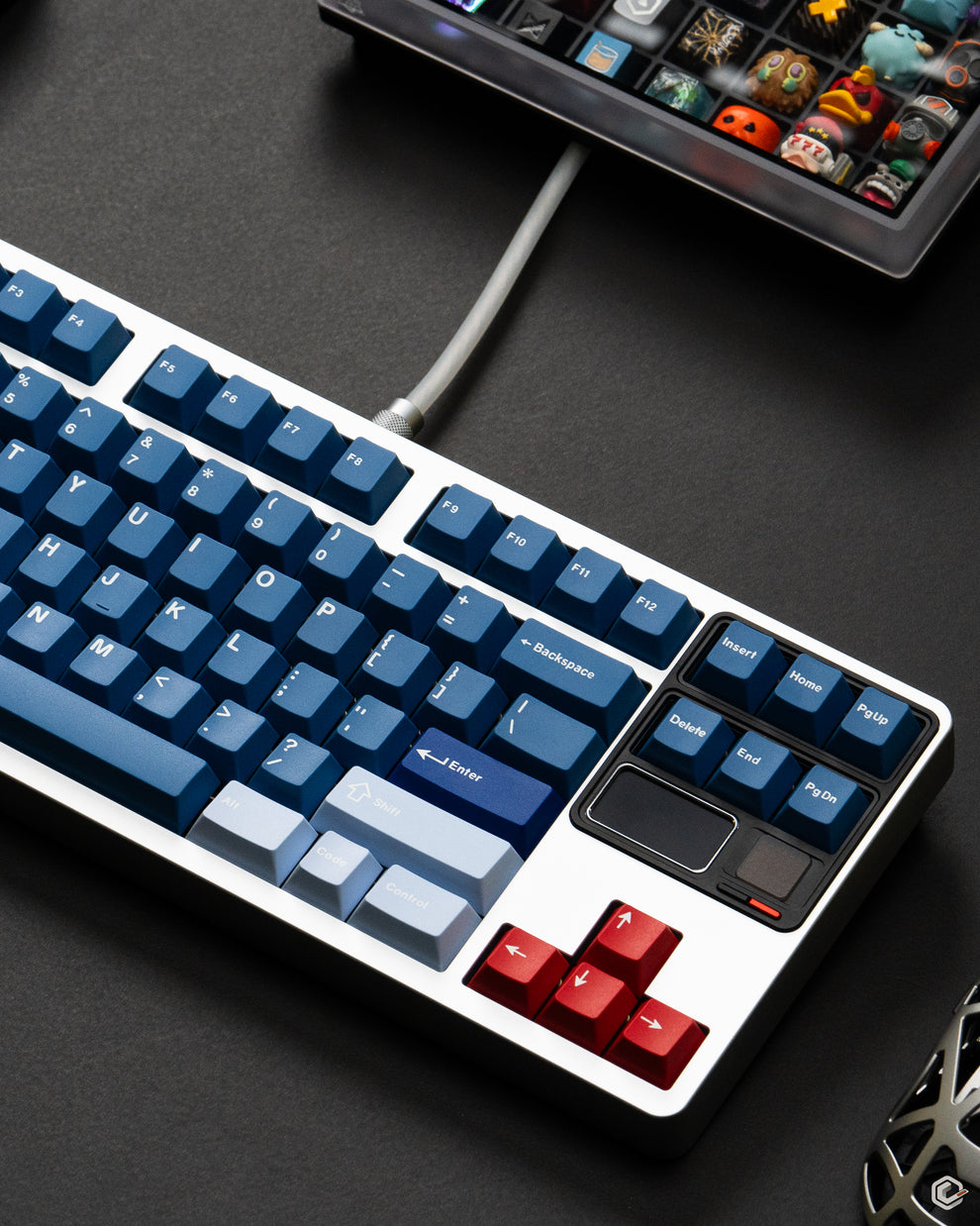 KEYKOBO R.W.B ABS Double Shot Keycap Set - Durable, Vibrant, and ...