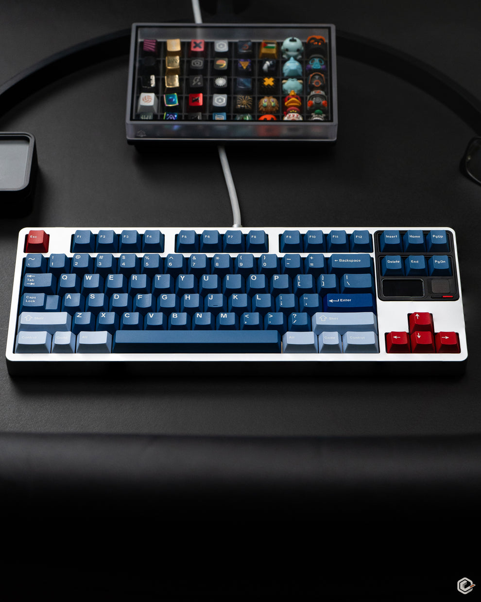 KEYKOBO R.W.B ABS Double Shot Keycap Set - Durable, Vibrant, and ...