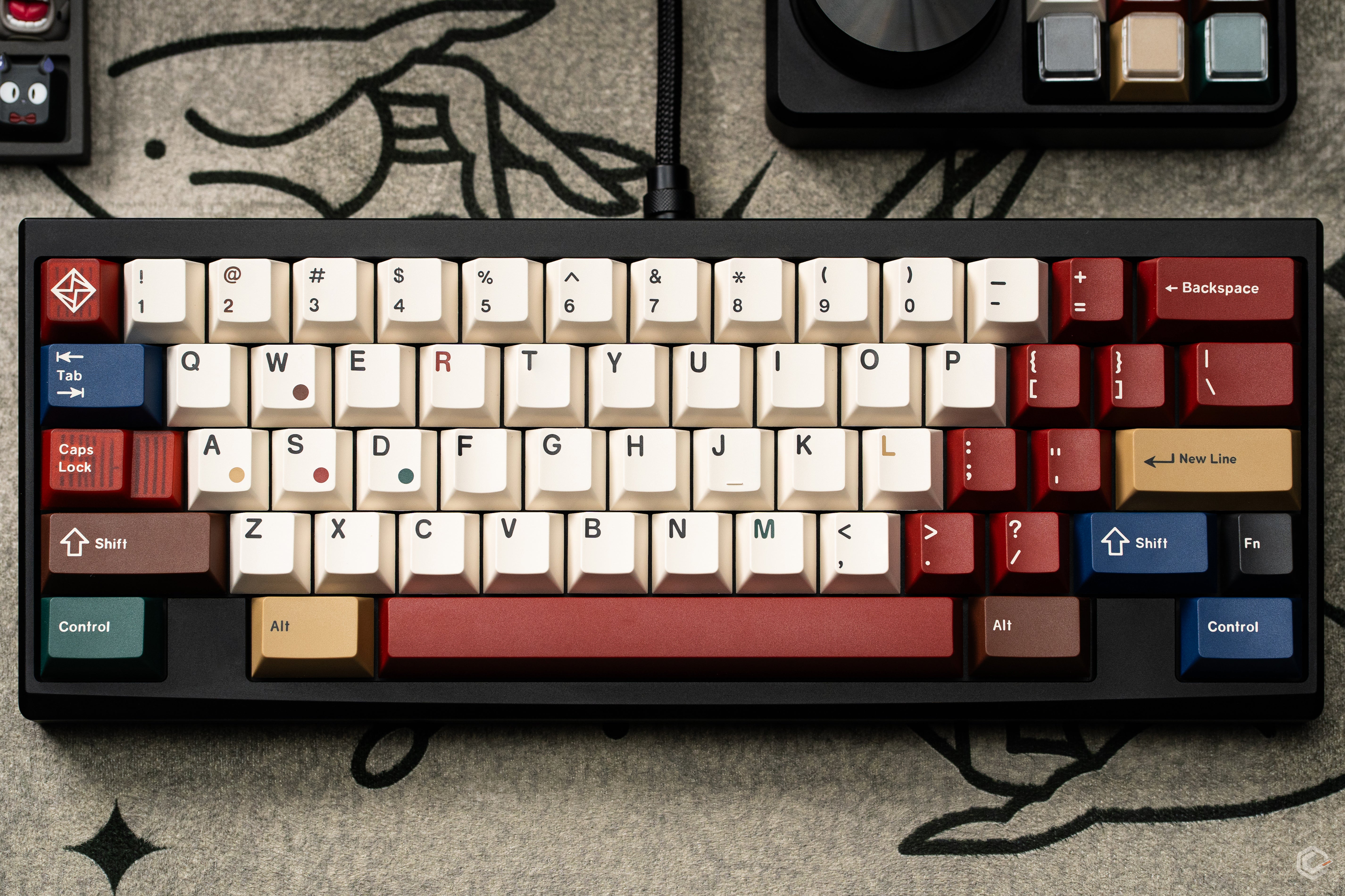 KEYKOBO RETRO MIXED LIGHTS KEYCAP SET R2 INSTOCK EXTRAS