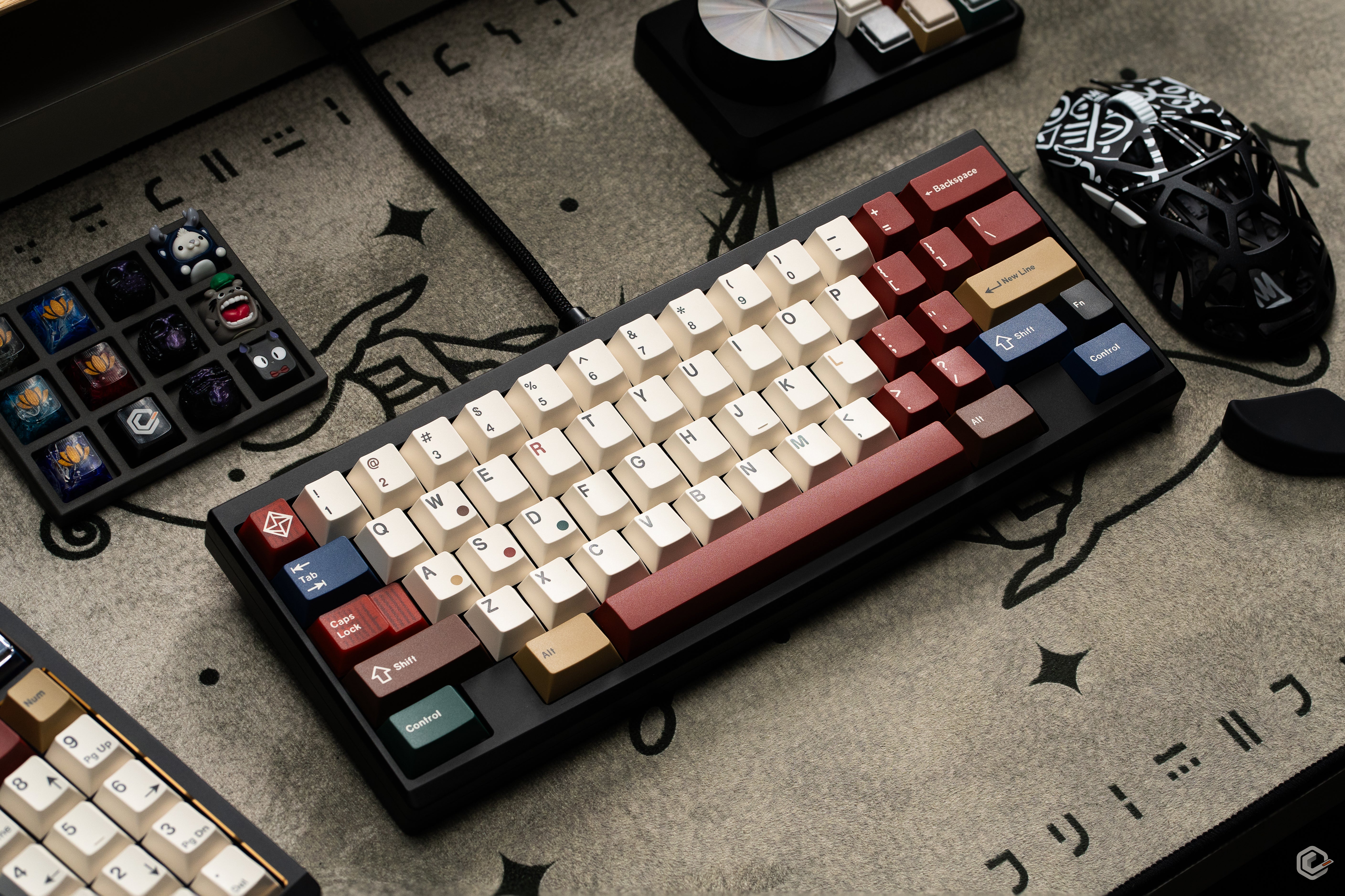 KEYKOBO RETRO MIXED LIGHTS KEYCAP SET R2 INSTOCK EXTRAS