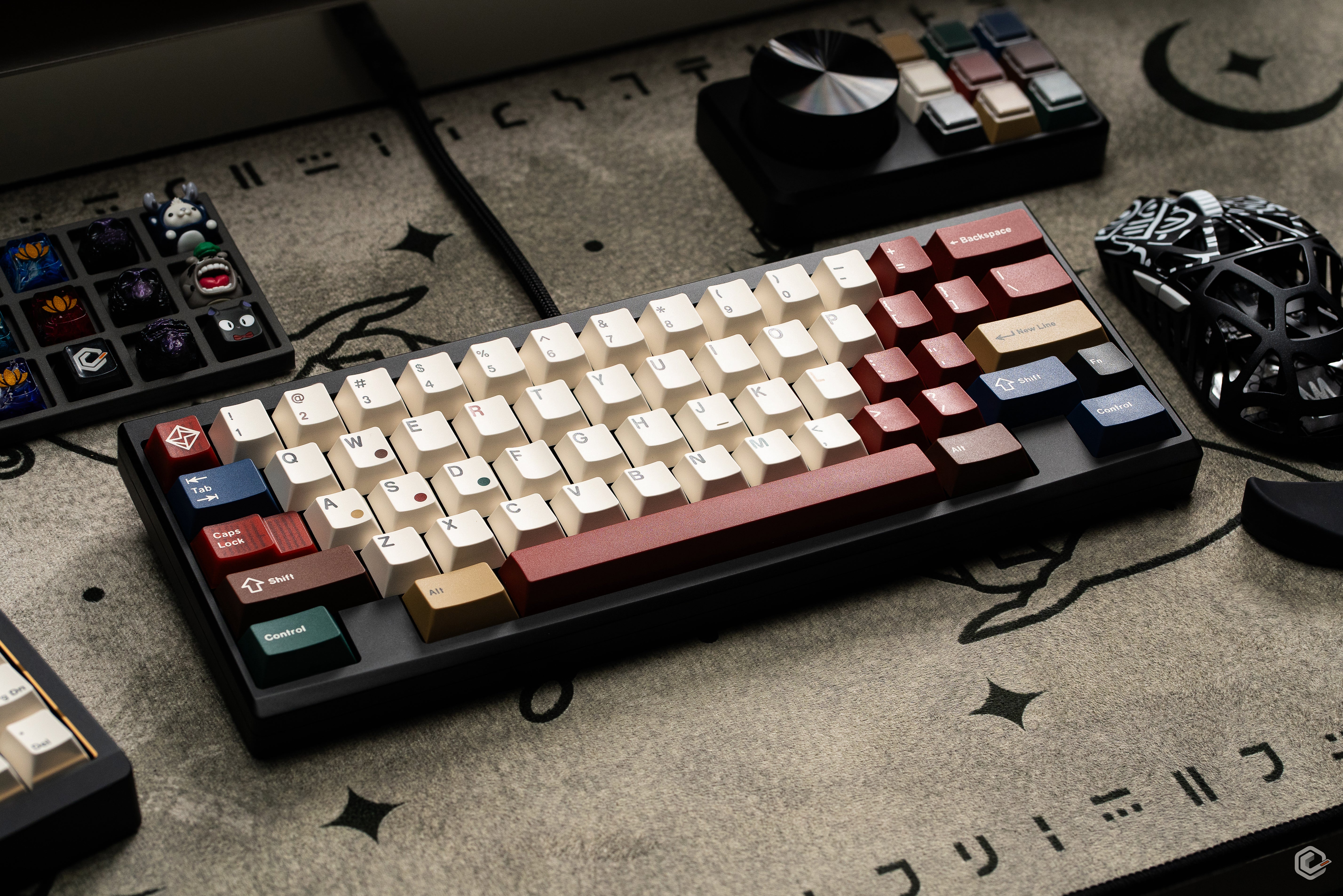 KEYKOBO RETRO MIXED LIGHTS KEYCAP SET R2 INSTOCK EXTRAS