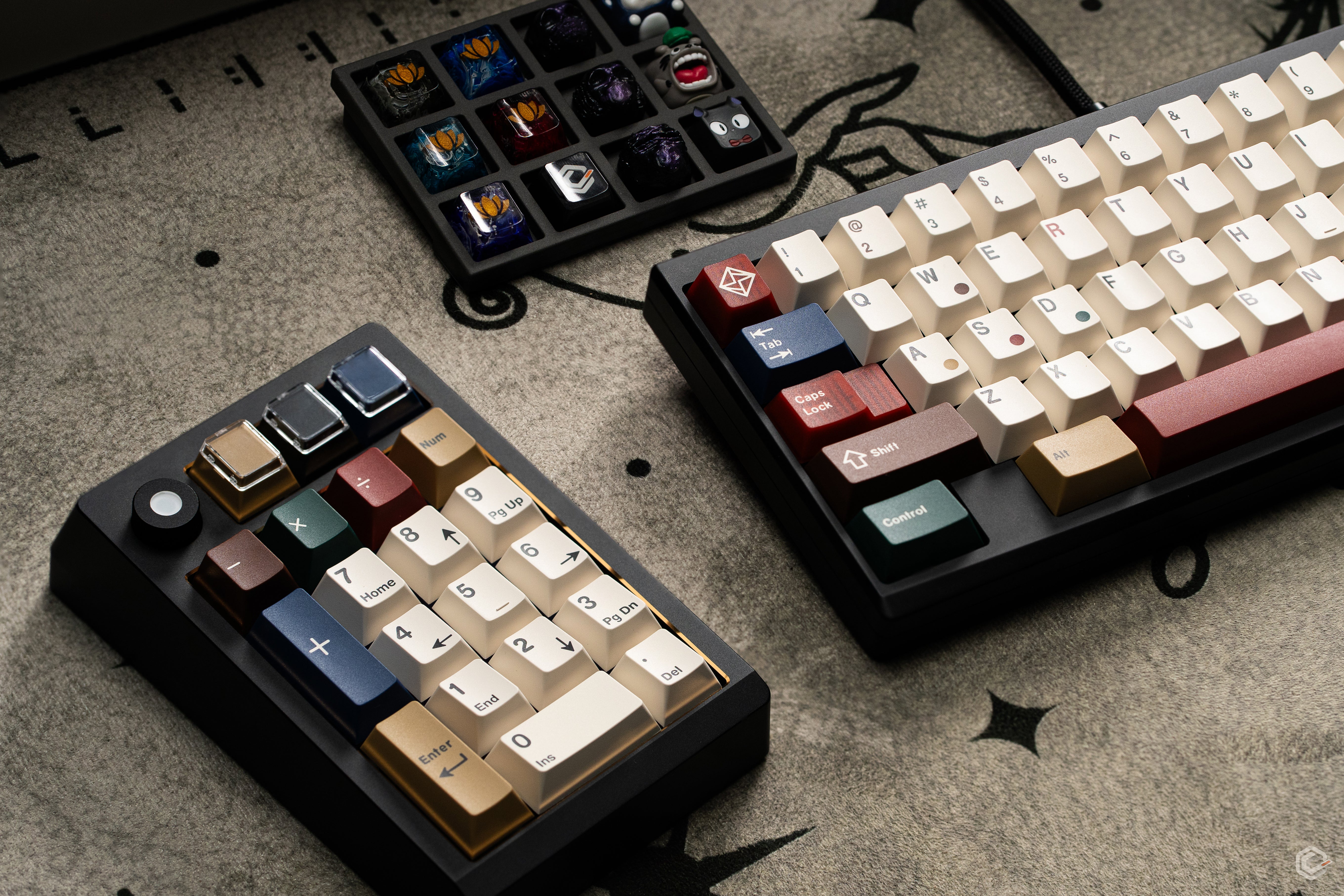 KEYKOBO RETRO MIXED LIGHTS KEYCAP SET R2 INSTOCK EXTRAS