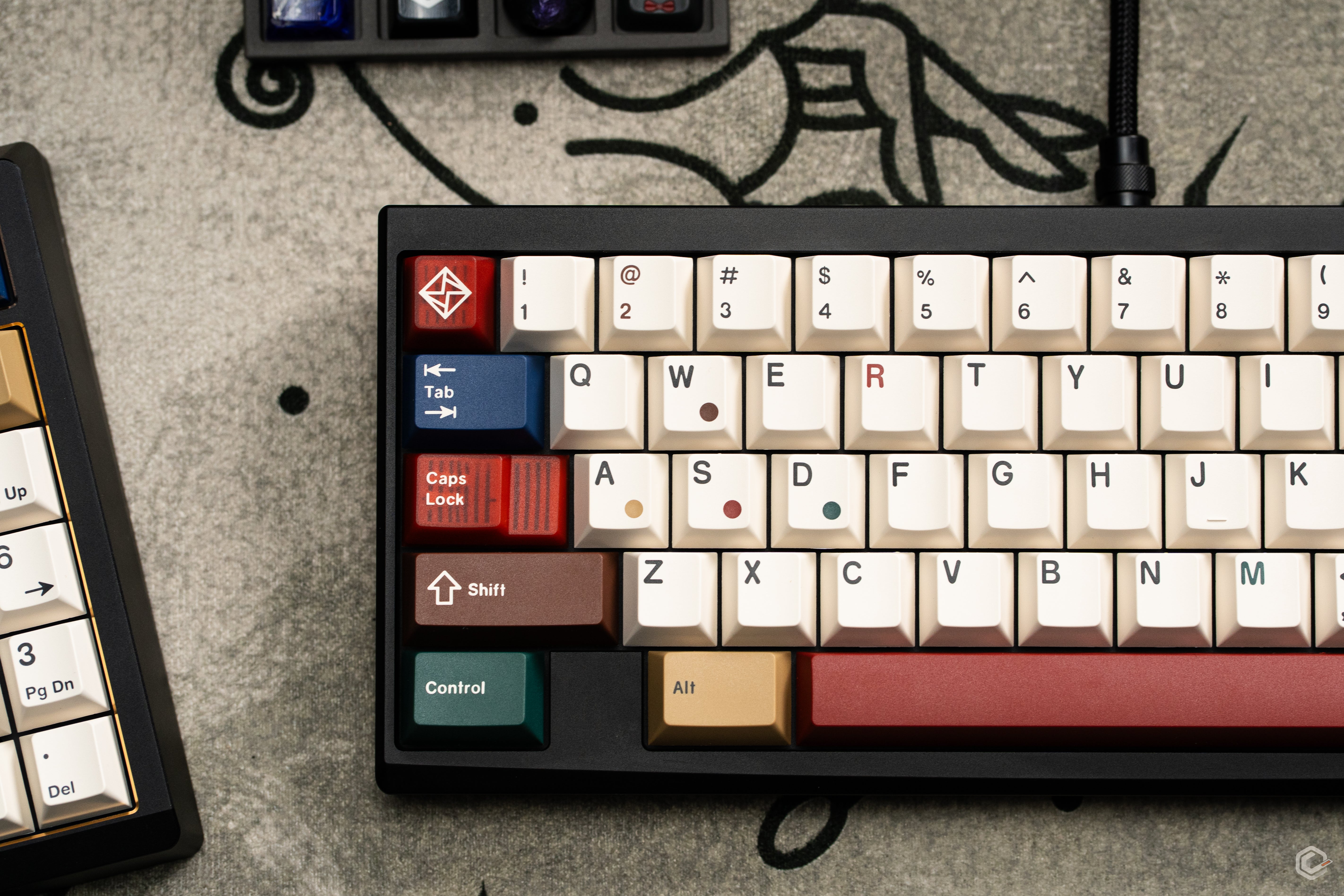 KEYKOBO RETRO MIXED LIGHTS KEYCAP SET R2 INSTOCK EXTRAS