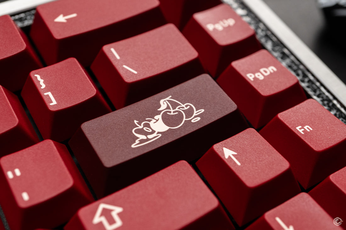 KEYKOBO CHERRIES ABS Double-Shot Keycap Set: Premium Cherry-Inspired ...