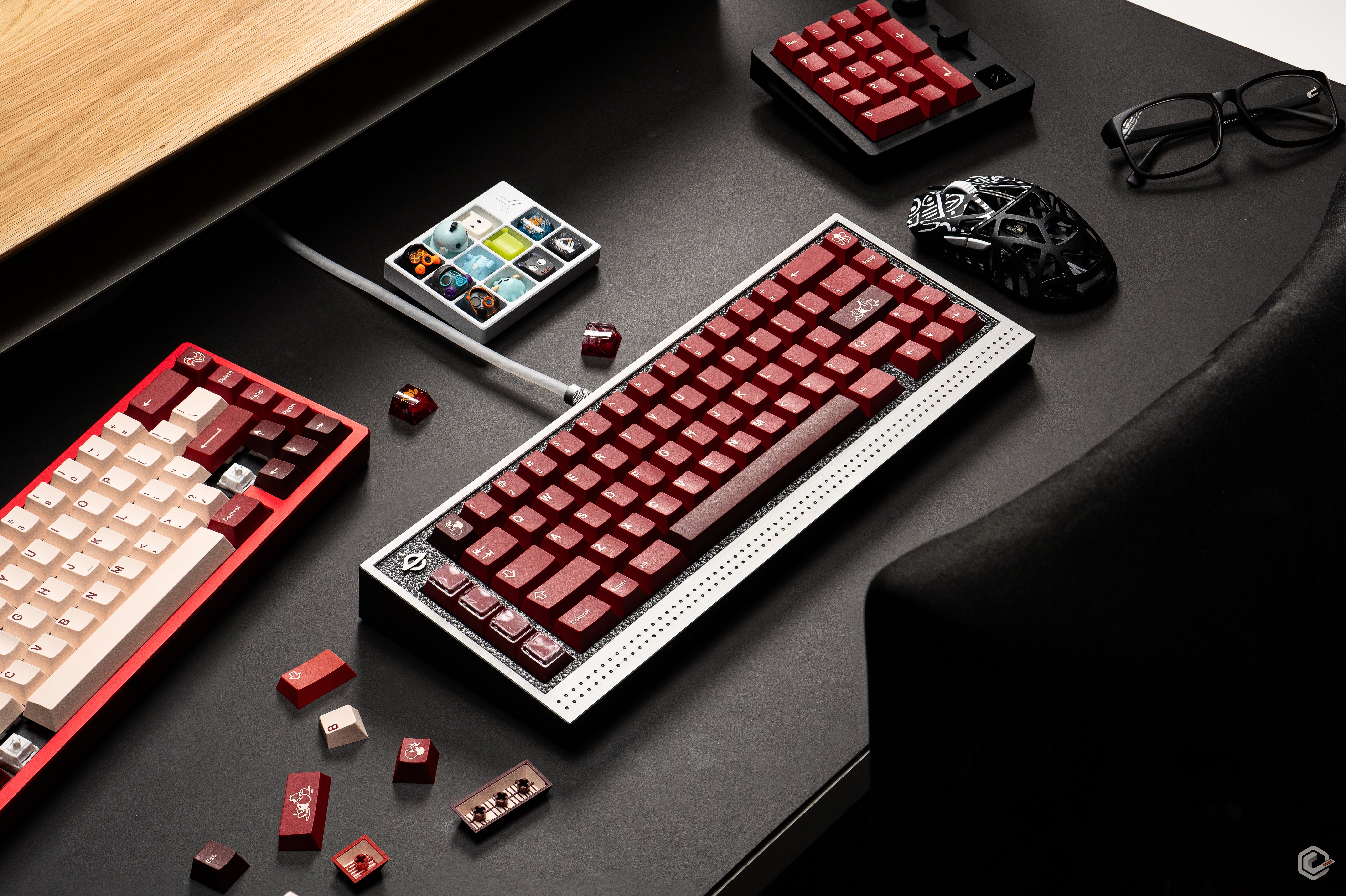 KEYKOBO CHERRIES ABS DOUBLE-SHOT KEYCAP SET