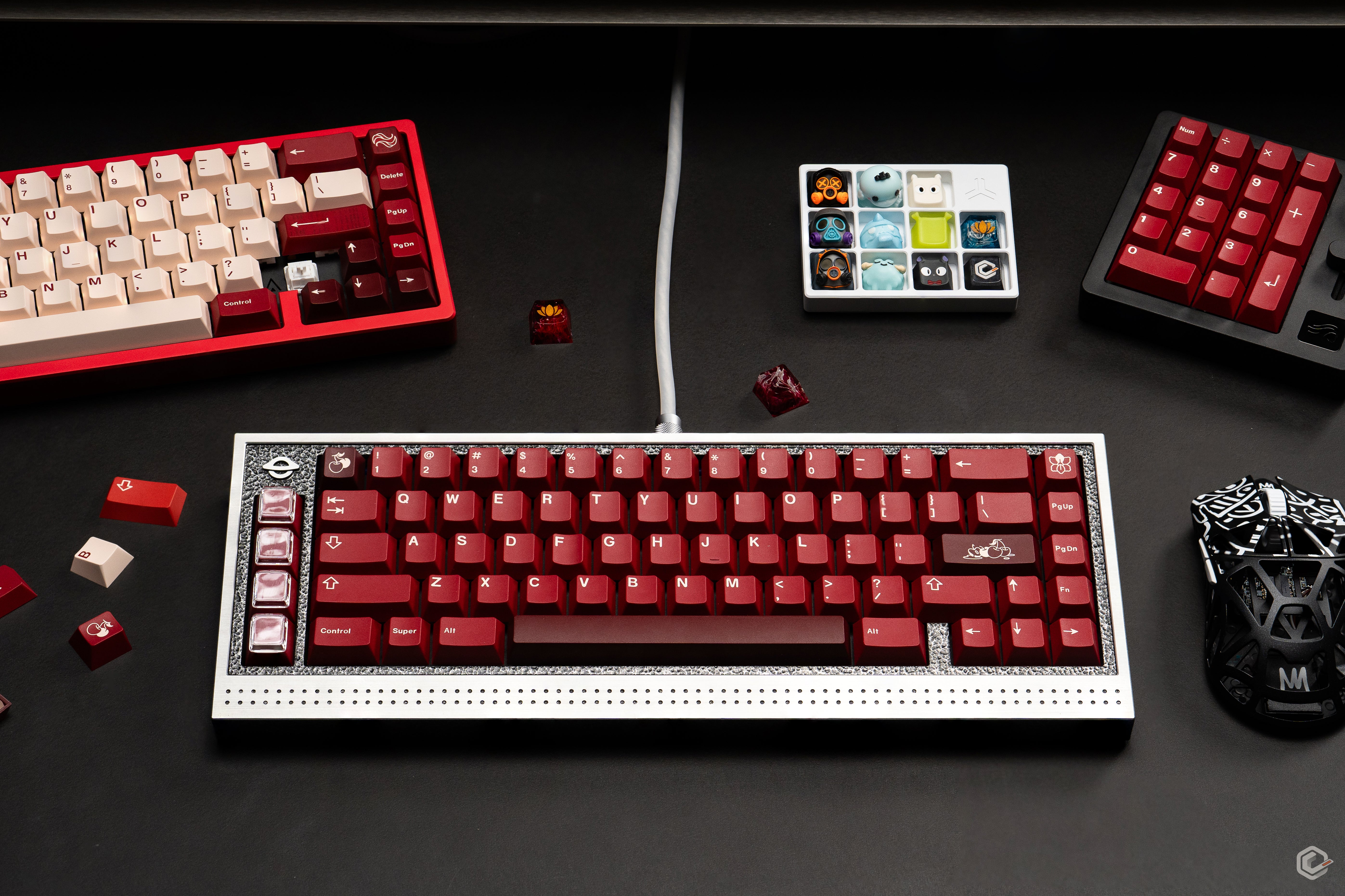 KEYKOBO CHERRIES ABS DOUBLE-SHOT KEYCAP SET