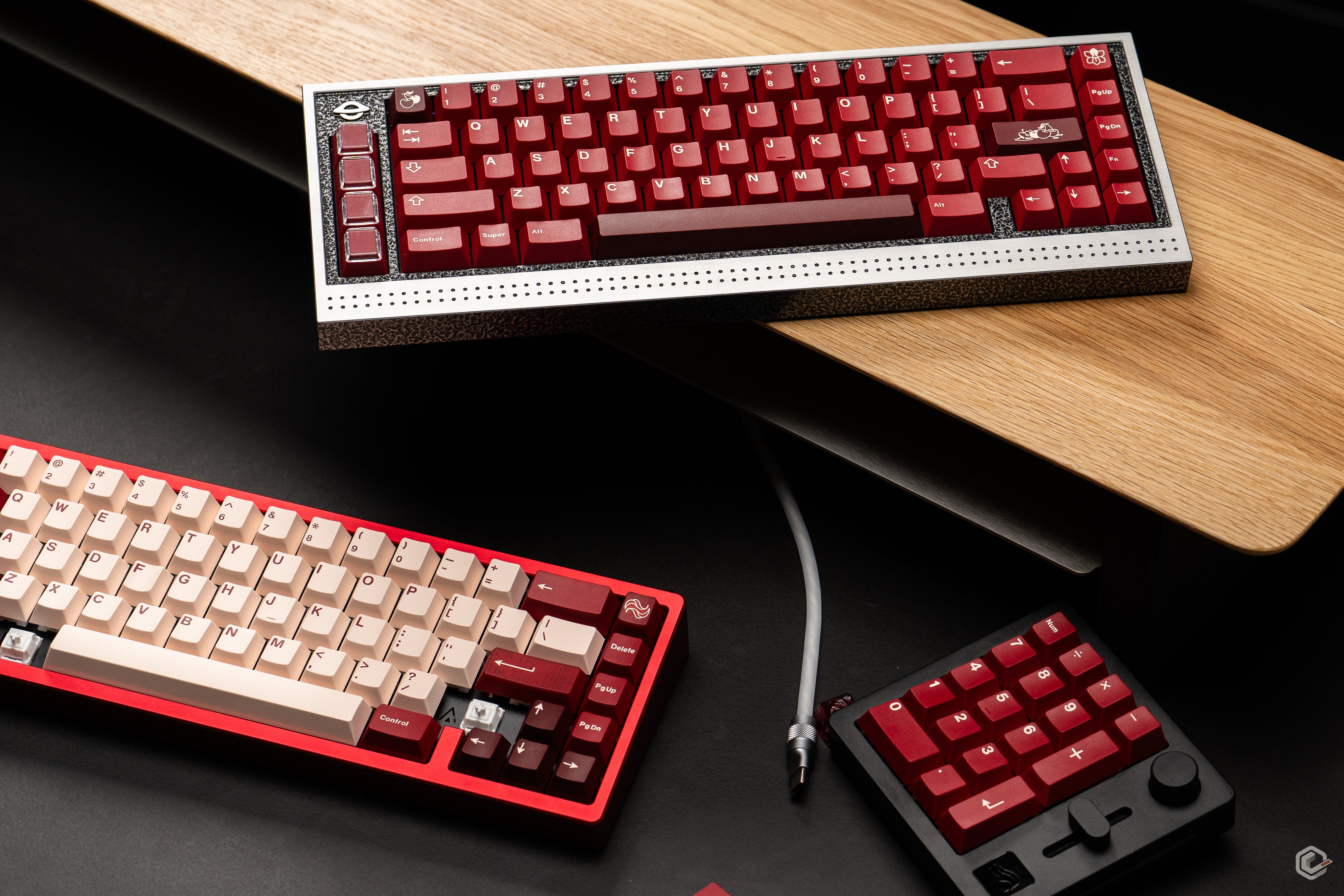 KEYKOBO CHERRIES ABS DOUBLE-SHOT KEYCAP SET