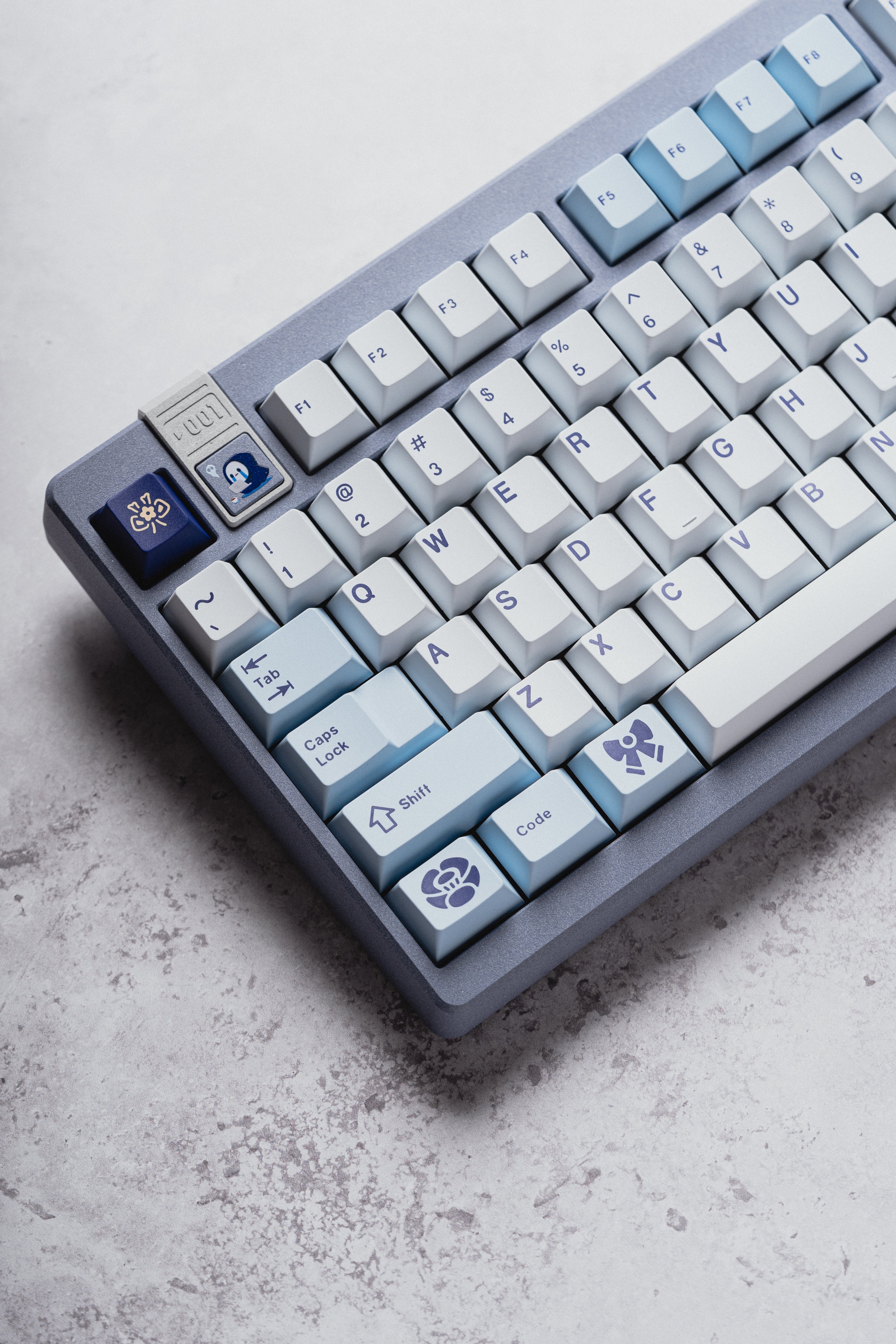 KEYKOBO SHIRASAGI ABS DOUBLE SHOT KEYCAP SET