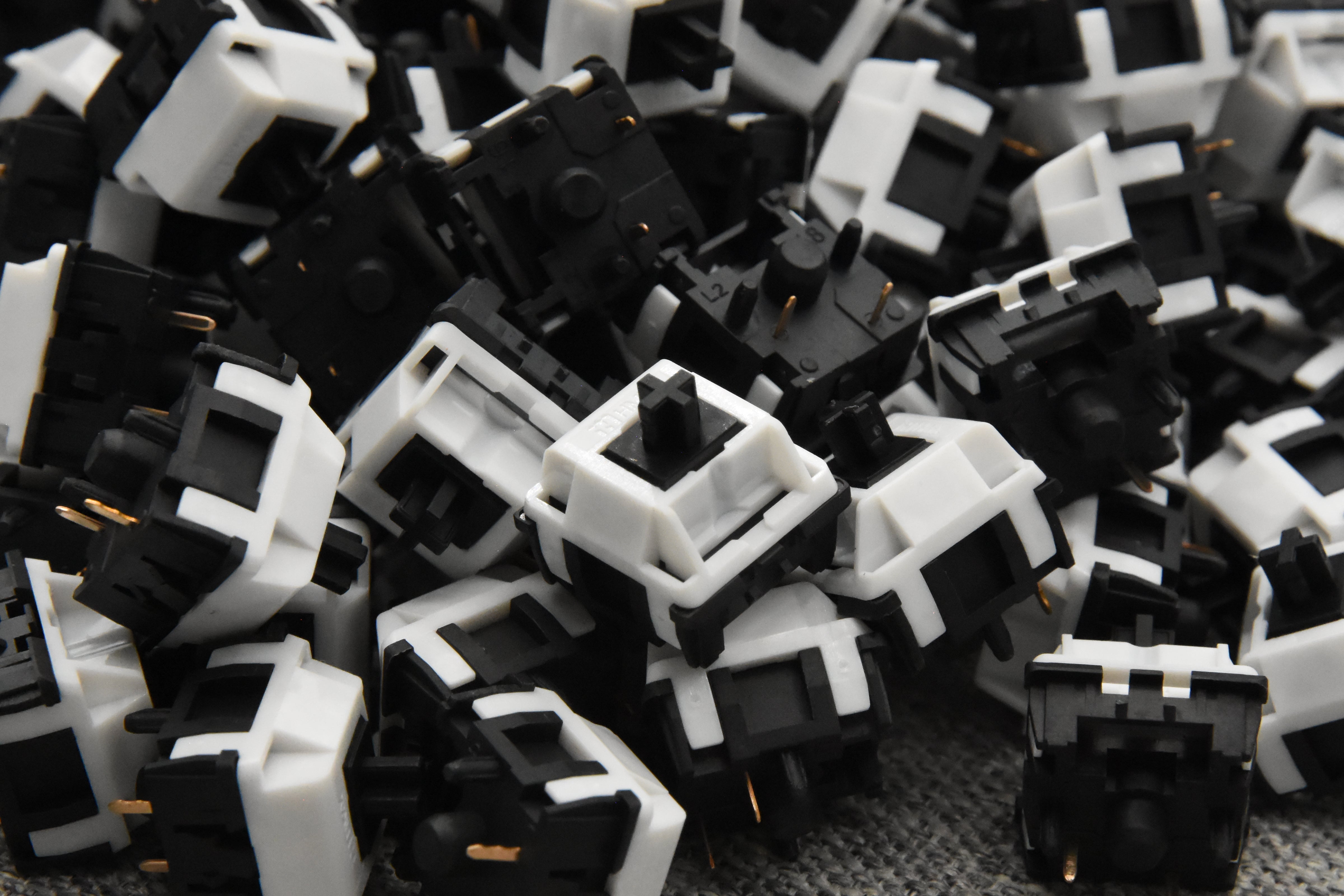 HMX MONOCHROME LINEAR SWITCH FACTORY LUBED EDITION (10PCS)