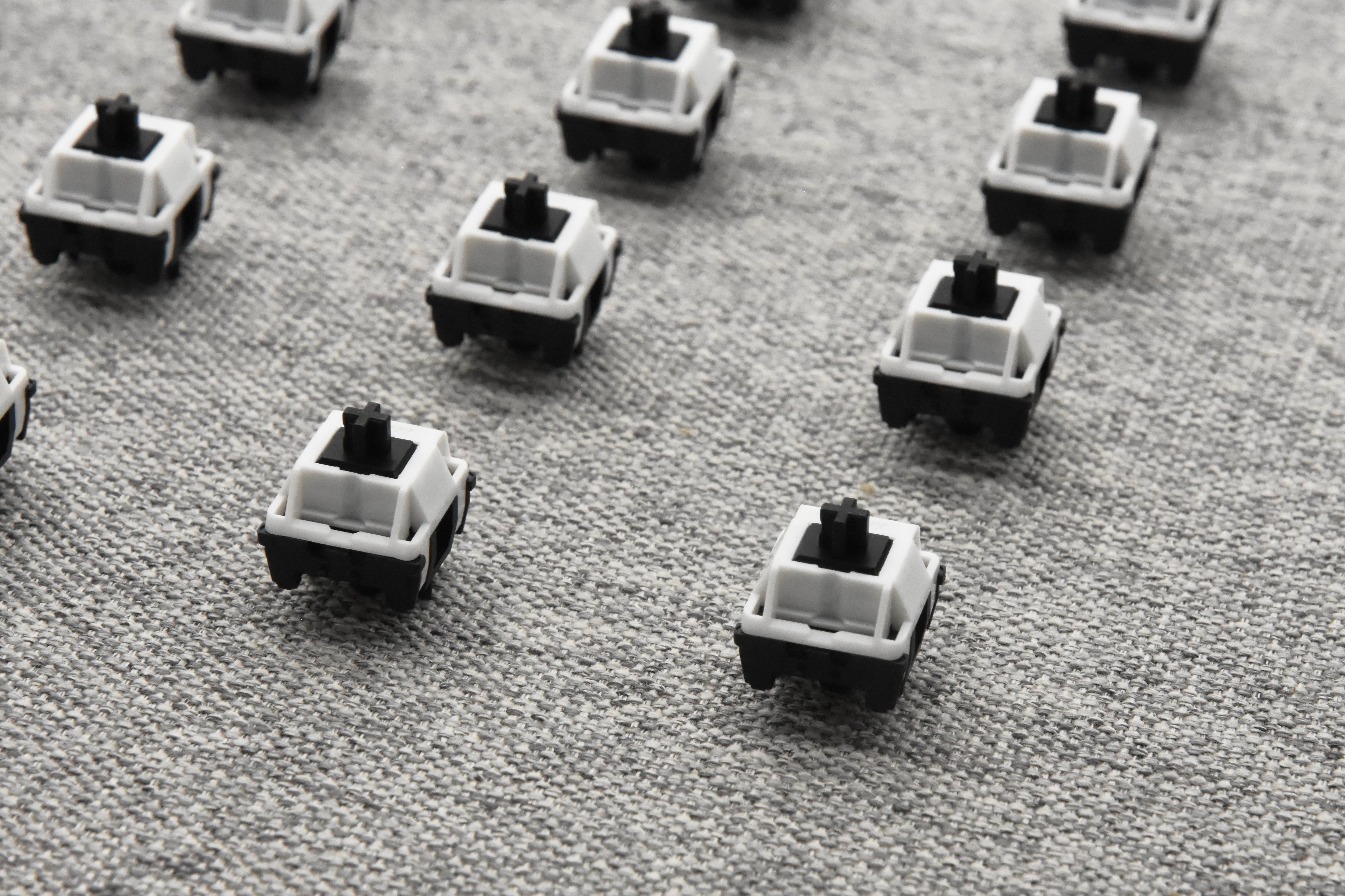 HMX MONOCHROME LINEAR SWITCH FACTORY LUBED EDITION (10PCS)