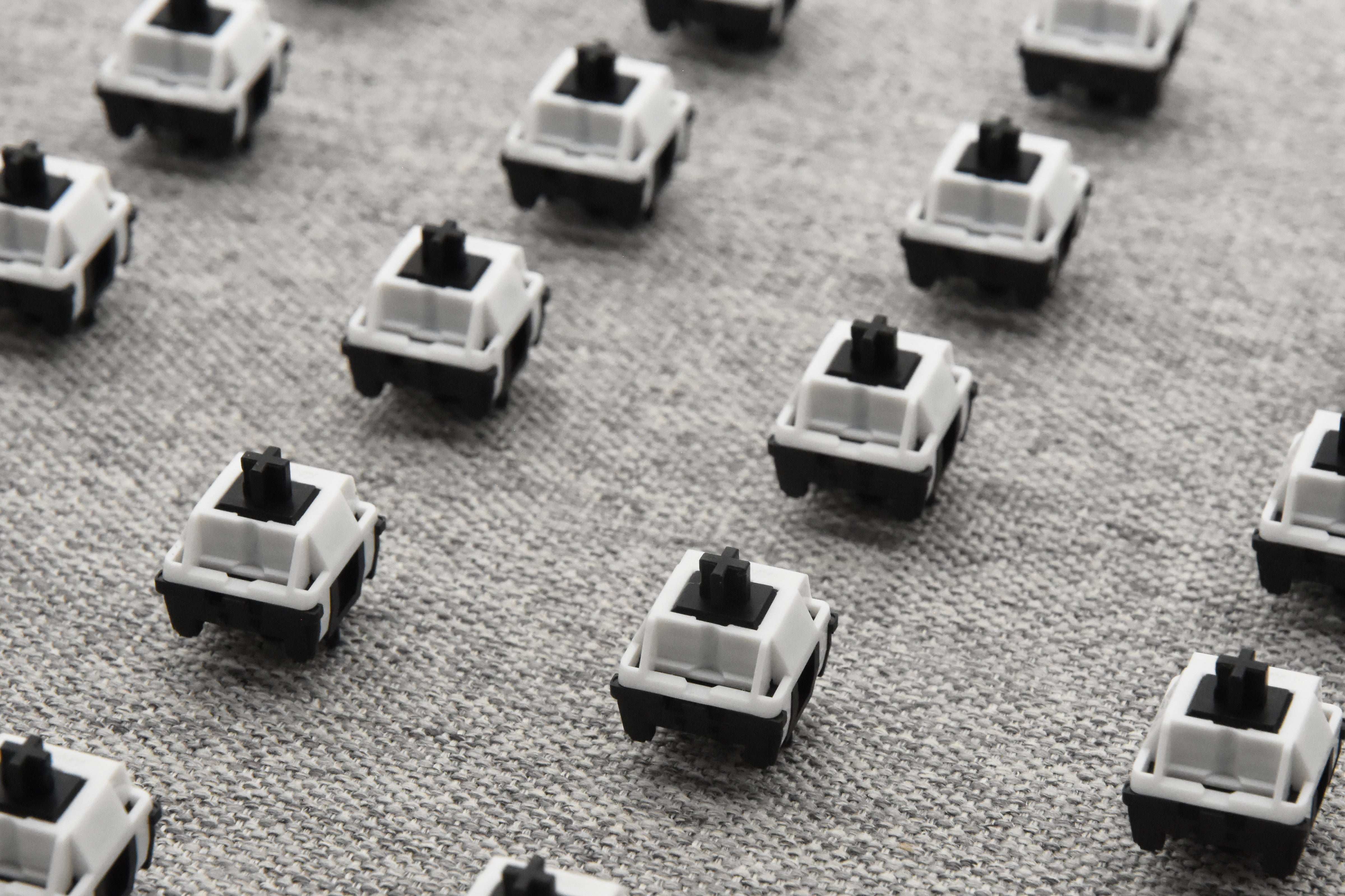 HMX MONOCHROME LINEAR SWITCH FACTORY LUBED EDITION (10PCS)