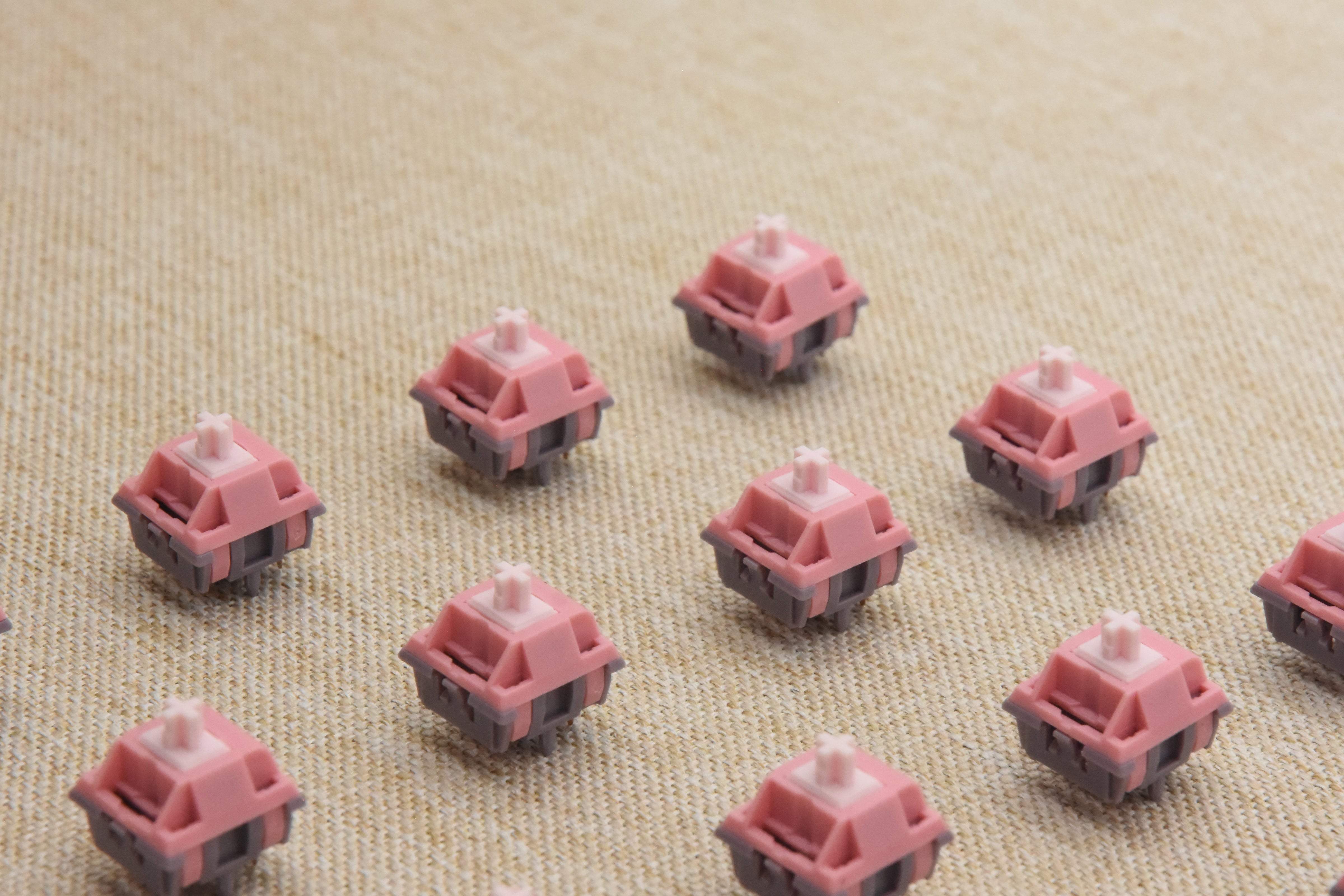 KEYGEEK BLUSH LINEAR SWITCH FACTORY LUBED EDITION (10PCS)