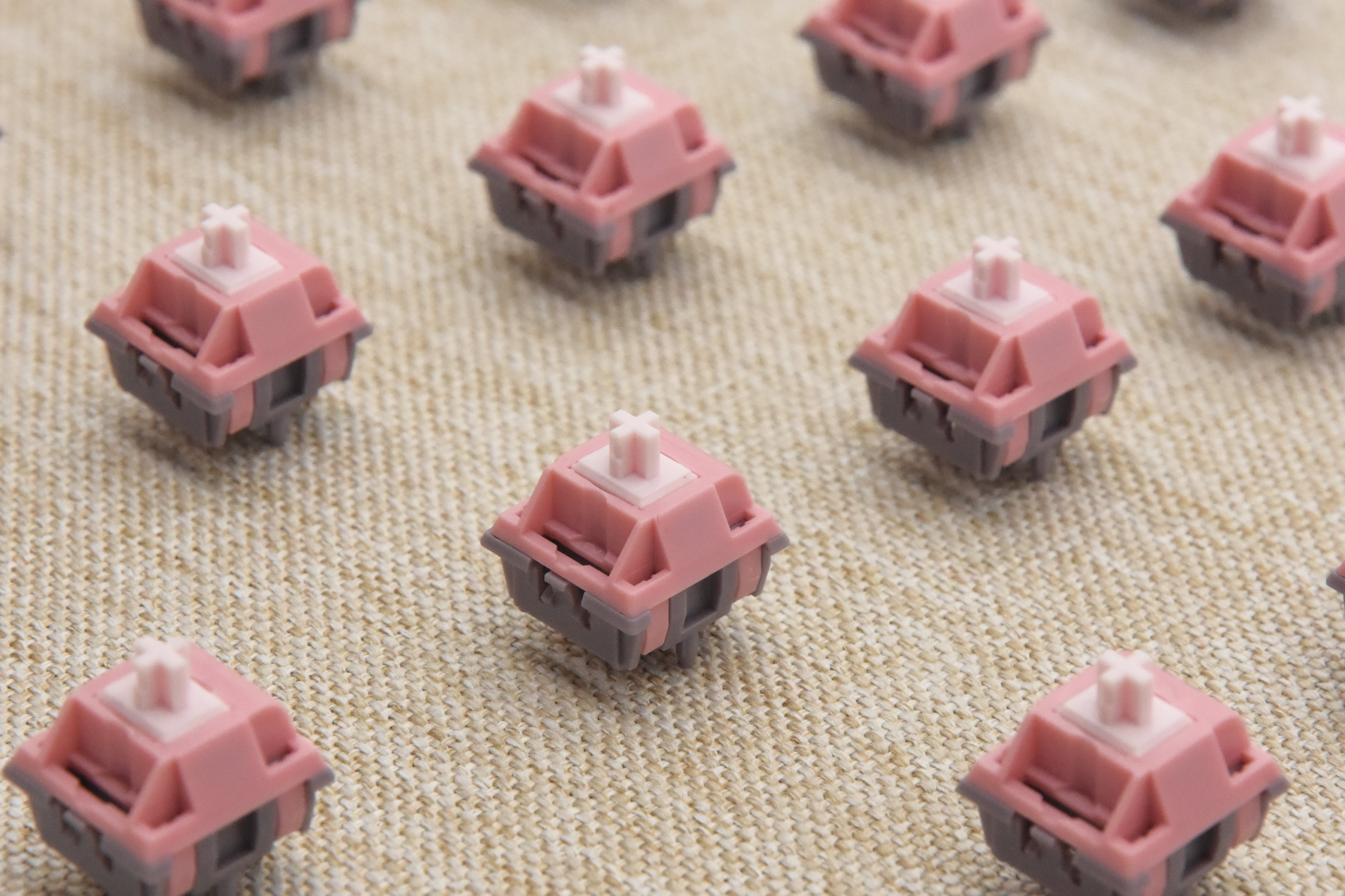 KEYGEEK BLUSH LINEAR SWITCH FACTORY LUBED EDITION (10PCS)