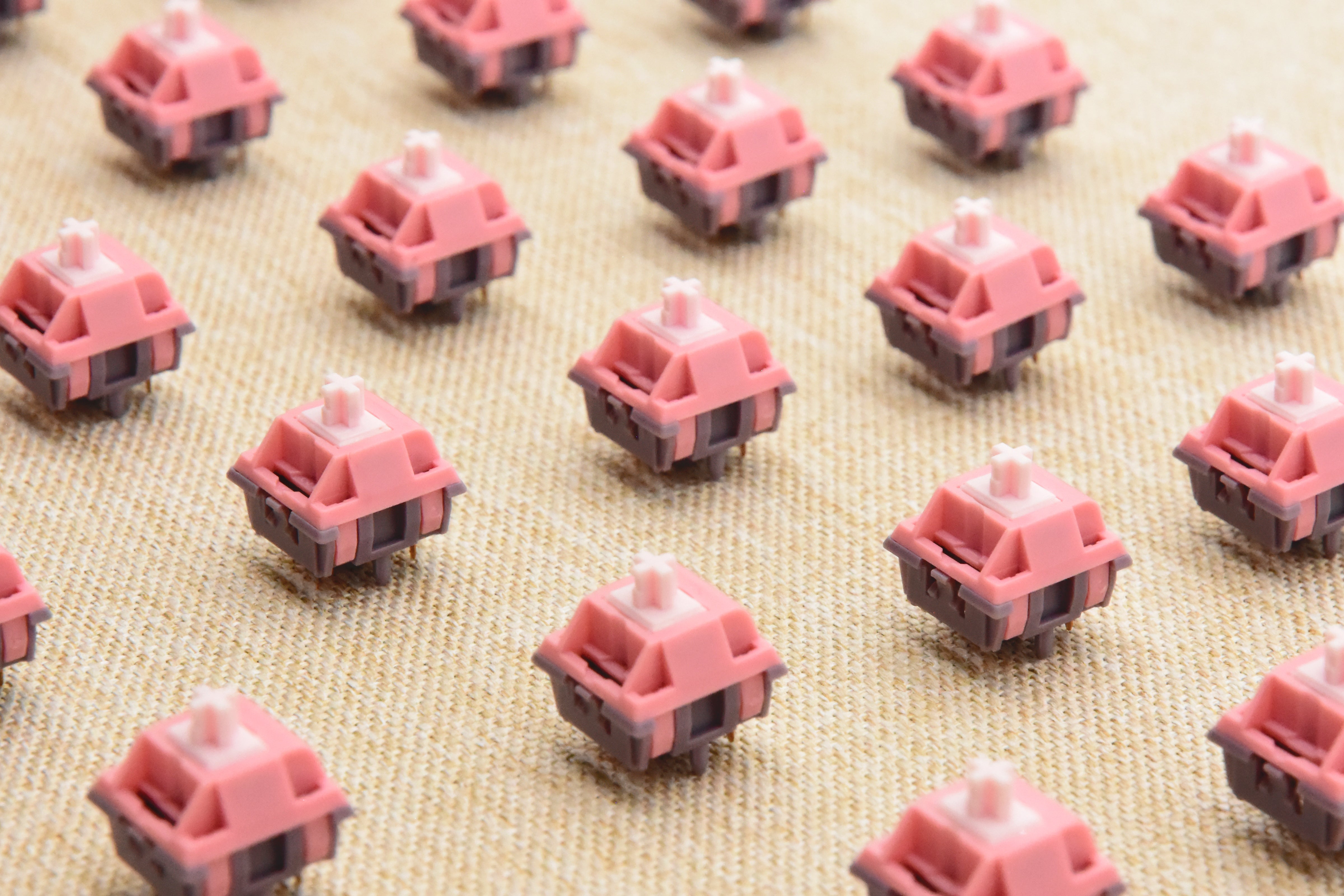 KEYGEEK BLUSH LINEAR SWITCH FACTORY LUBED EDITION (10PCS)