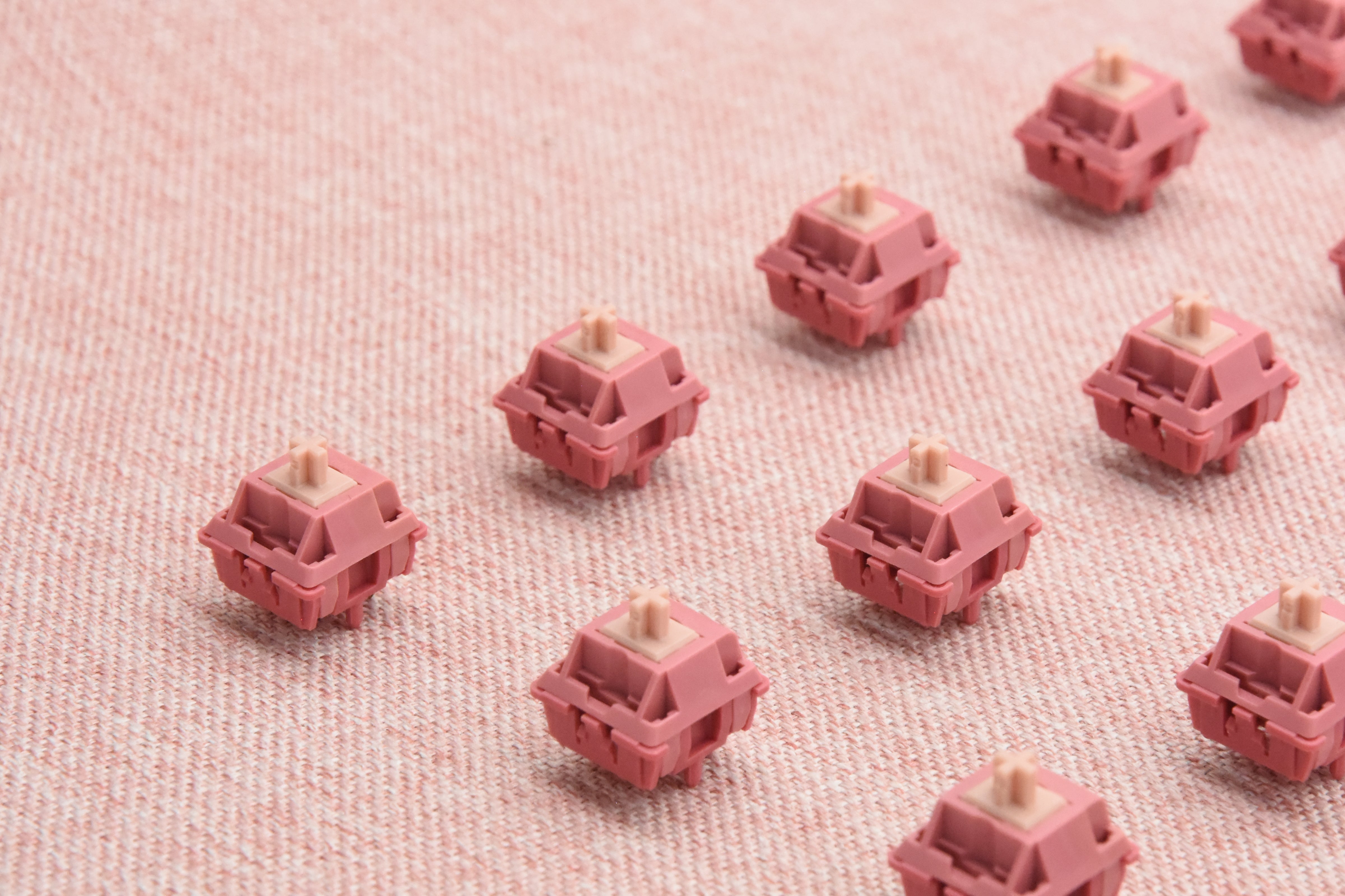 BSUN DUSTY ROSE LINEAR SWITCH FACTORY LUBED EDITION (10PCS)